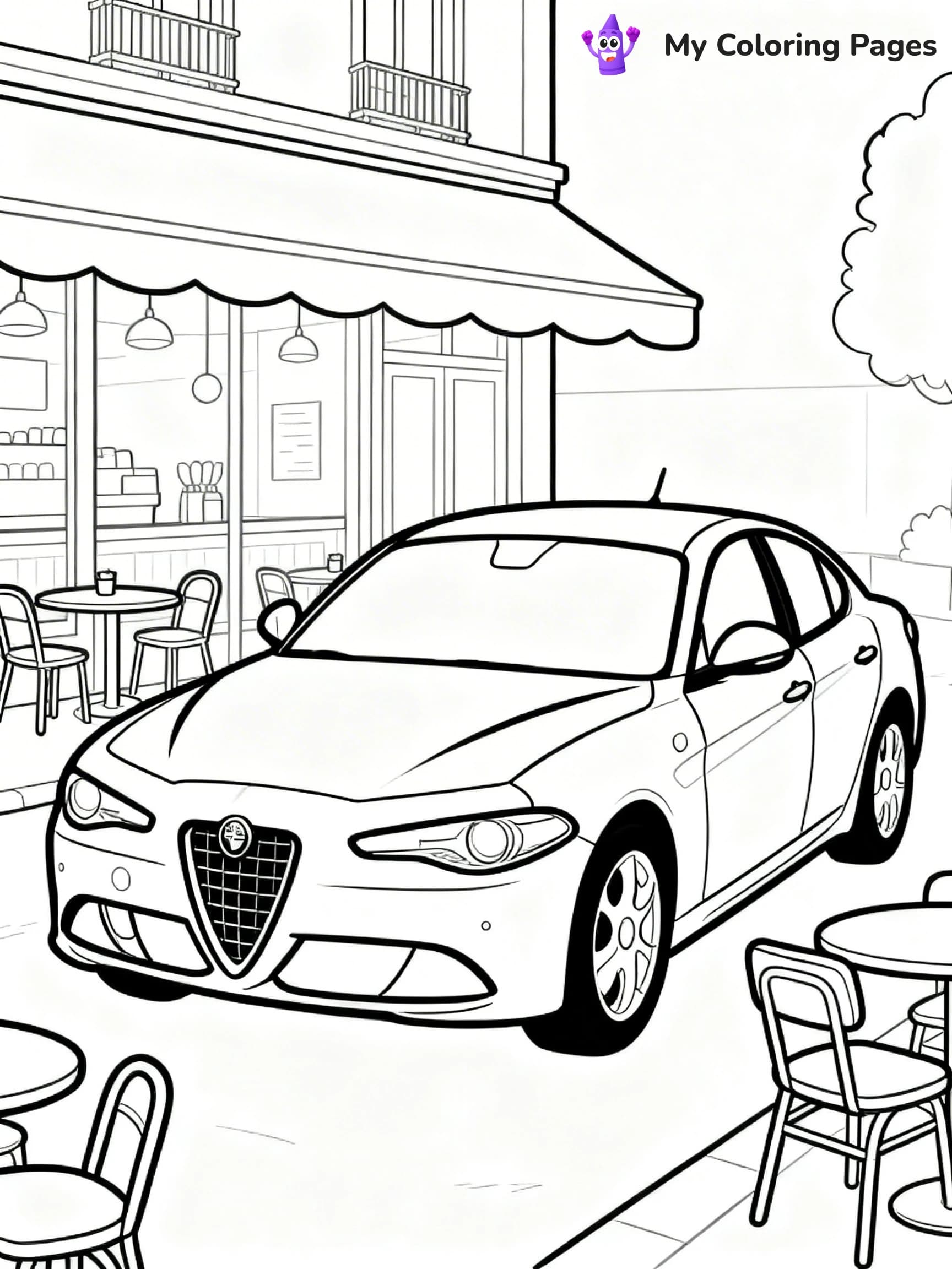 Sports Car Coloring Pages - 19