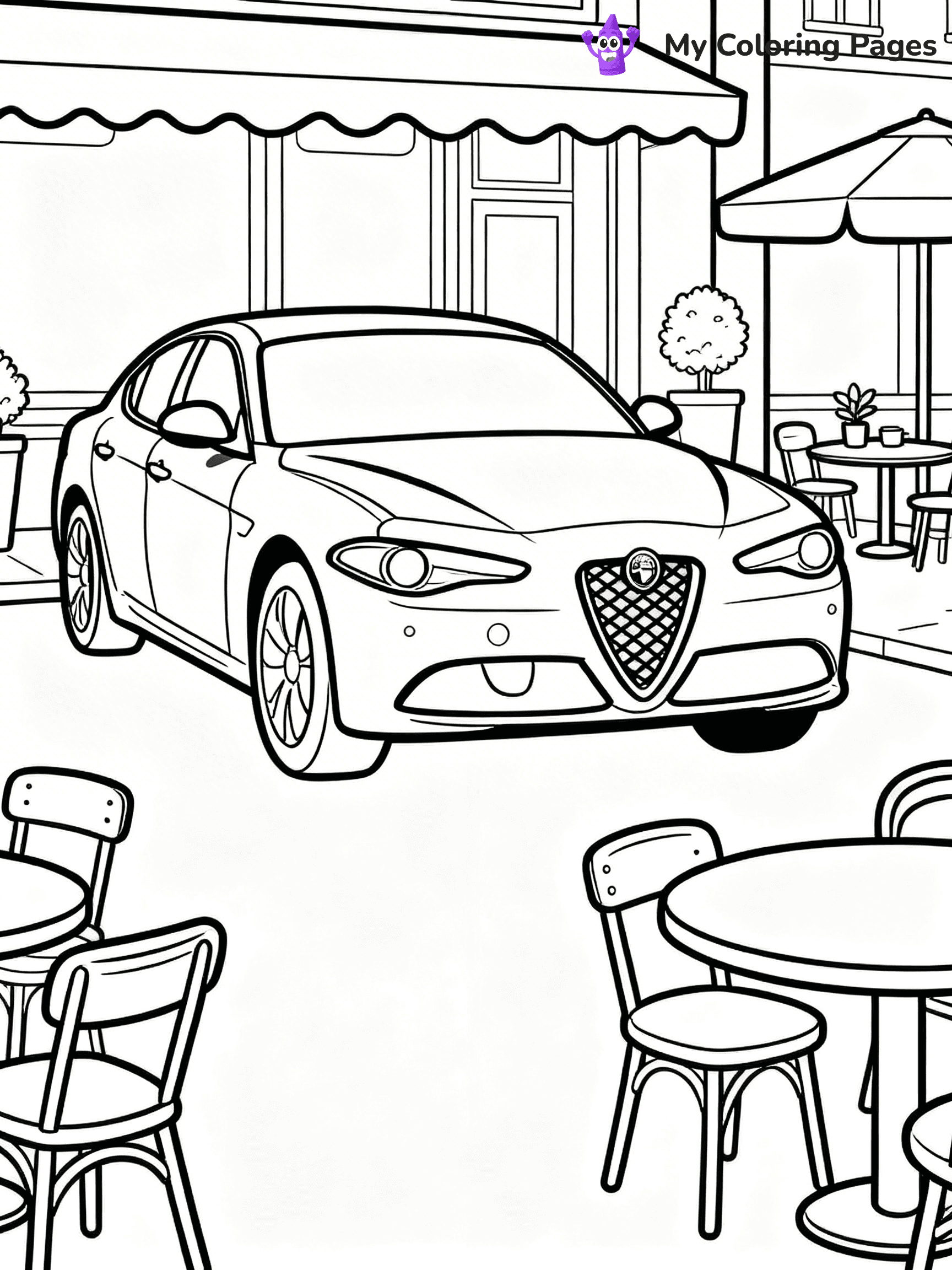 Sports Car Coloring Pages - 19
