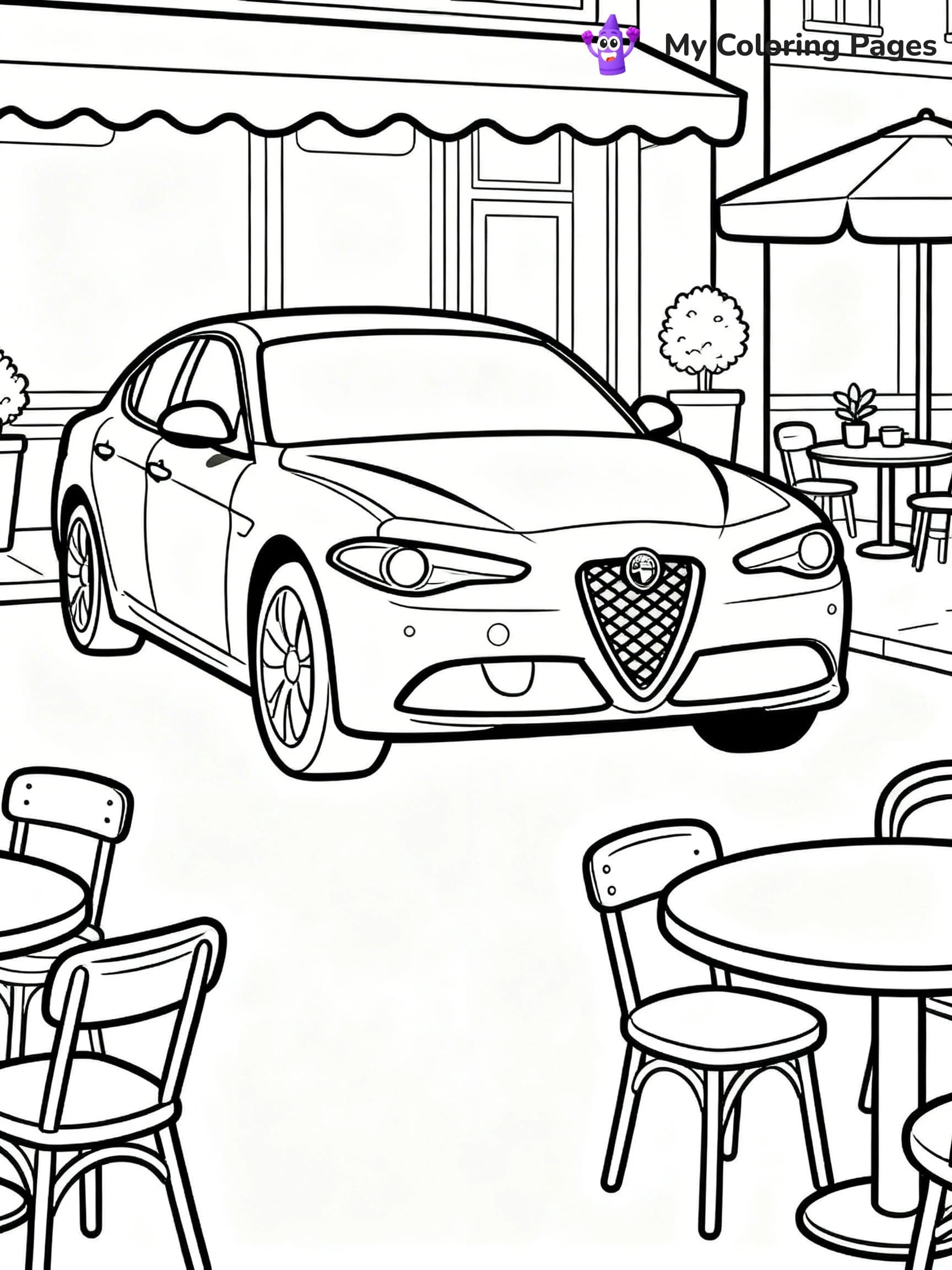 Sports Car Coloring Pages - 18