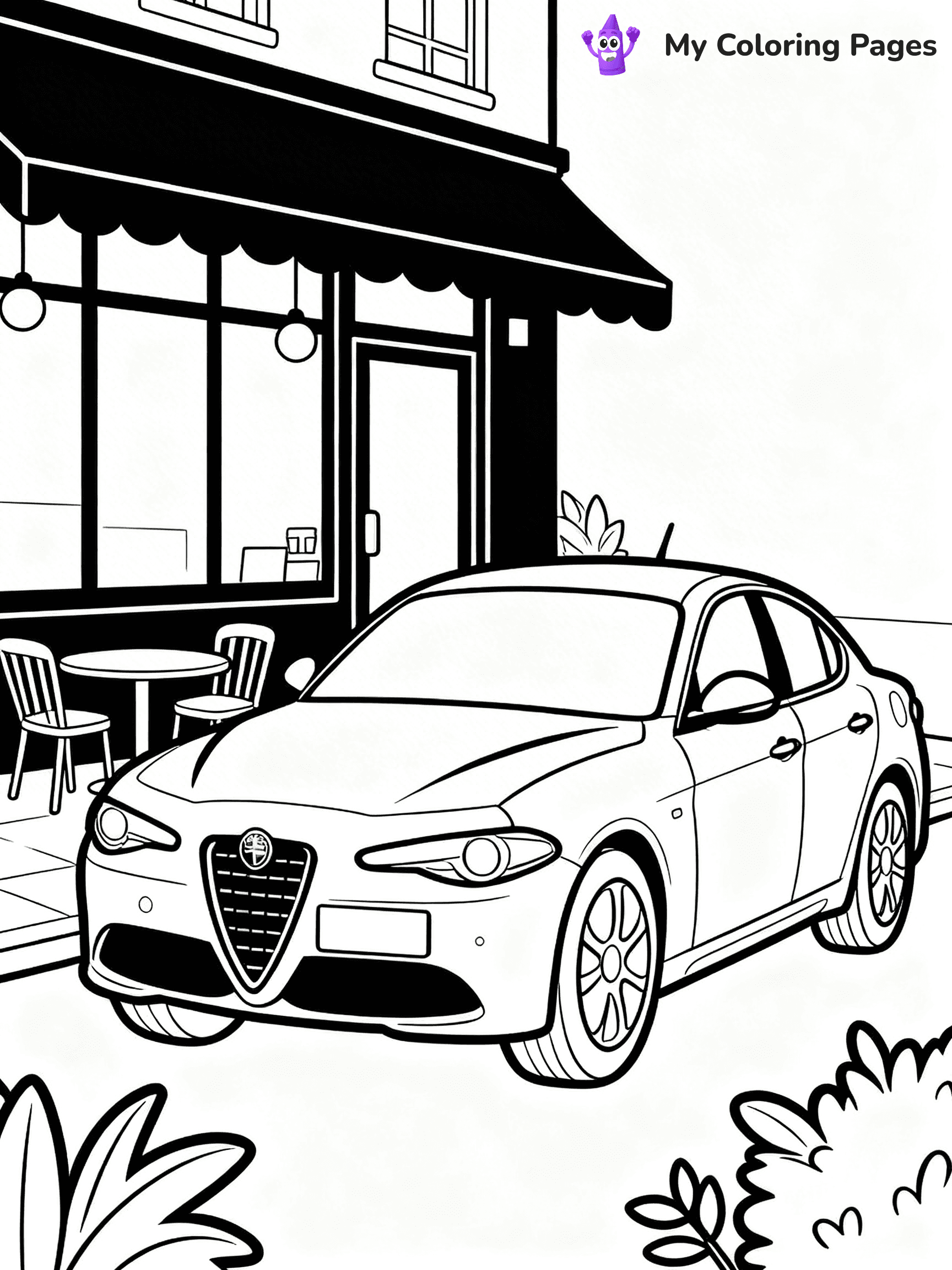 Sports Car Coloring Pages - 17