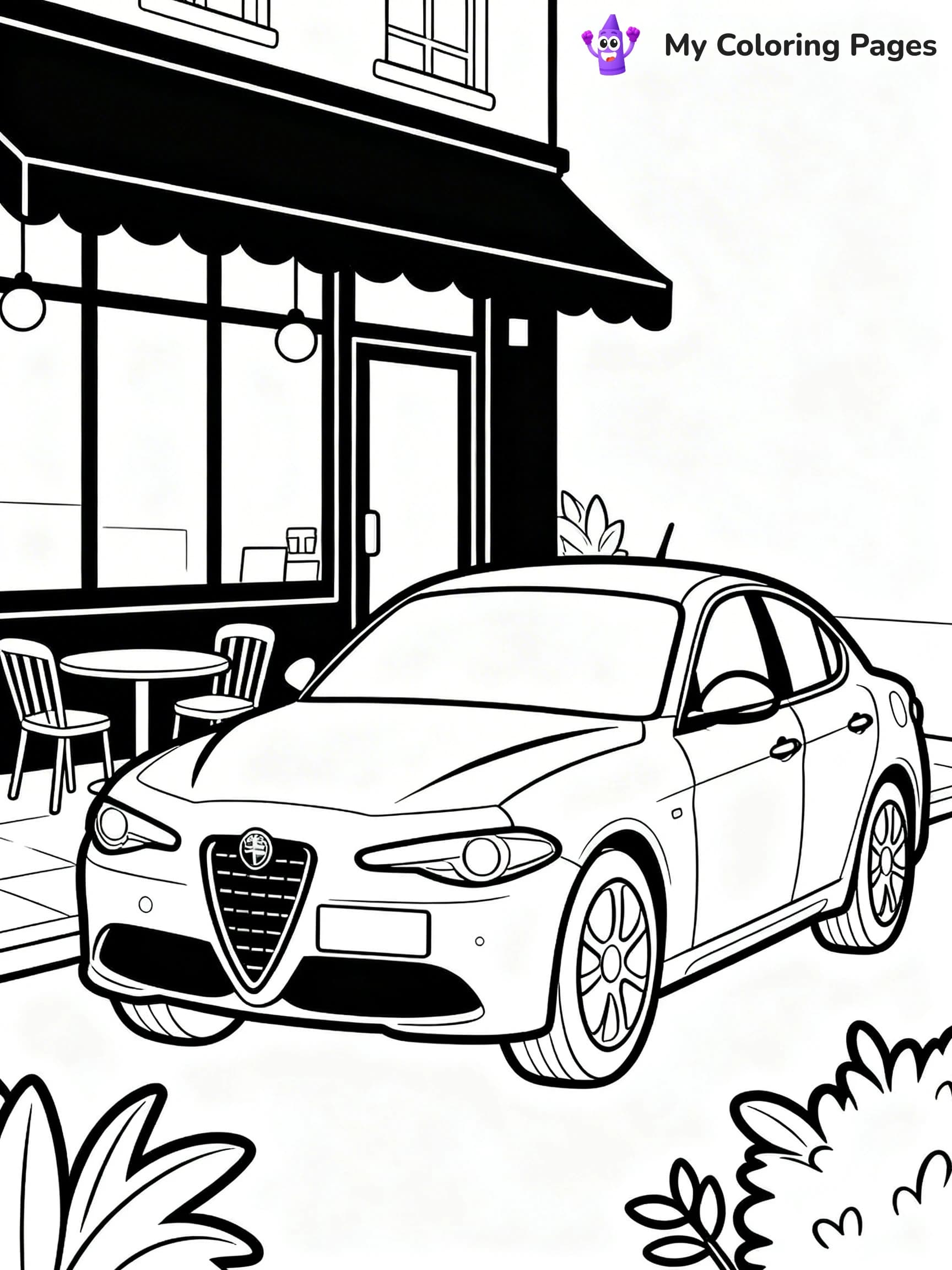 Sports Car Coloring Pages - 16