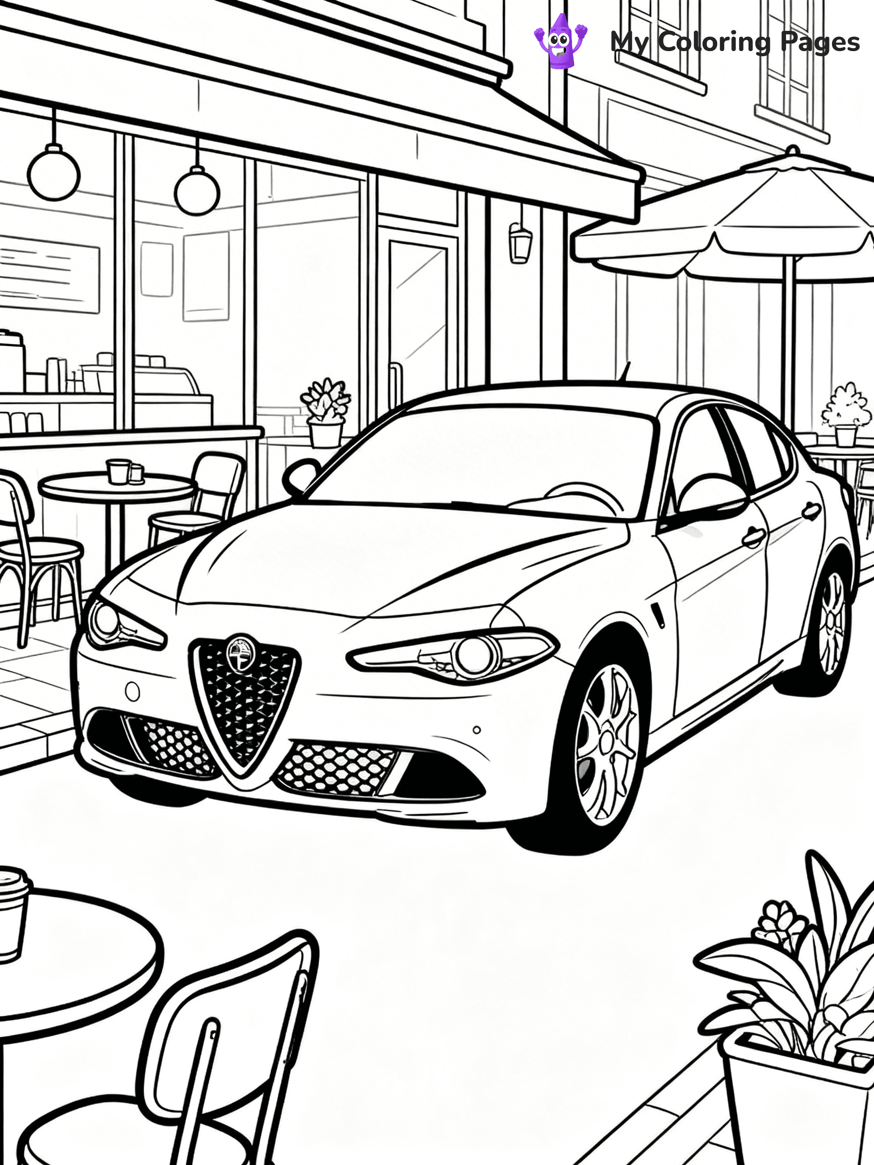 Sports Car Coloring Pages - 15