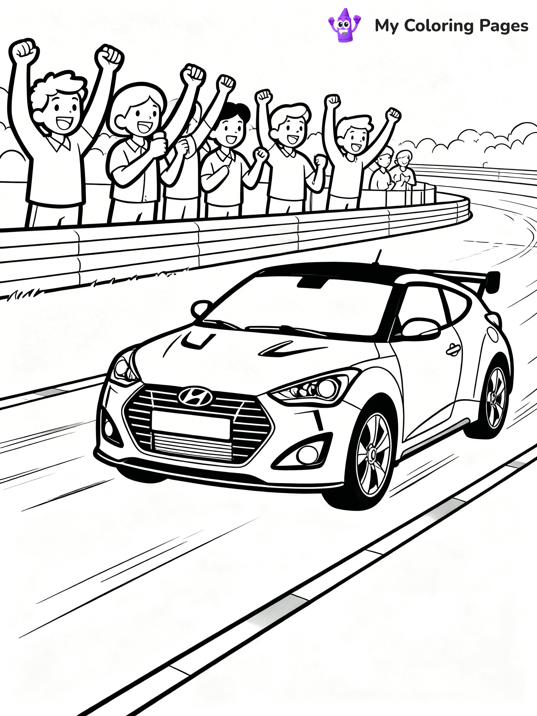 Sports Car Coloring Pages - 12