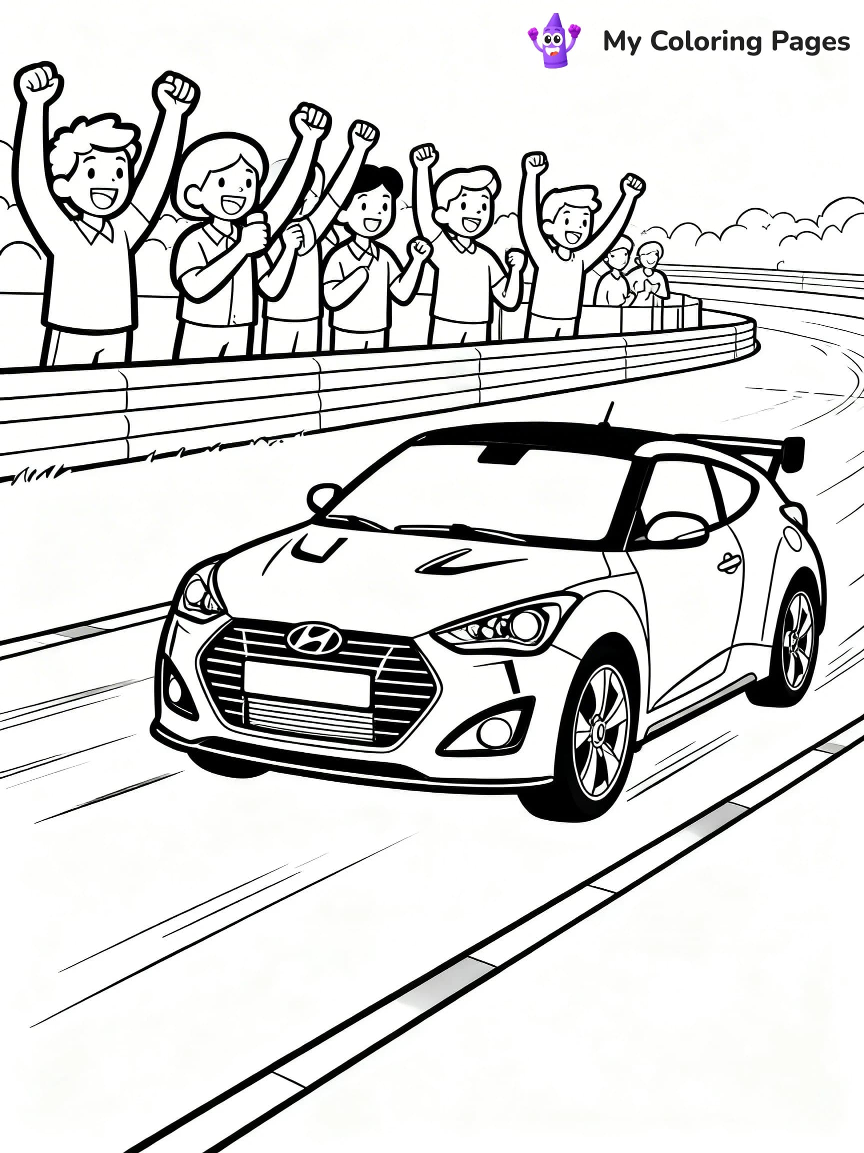 Sports Car Coloring Pages - 11