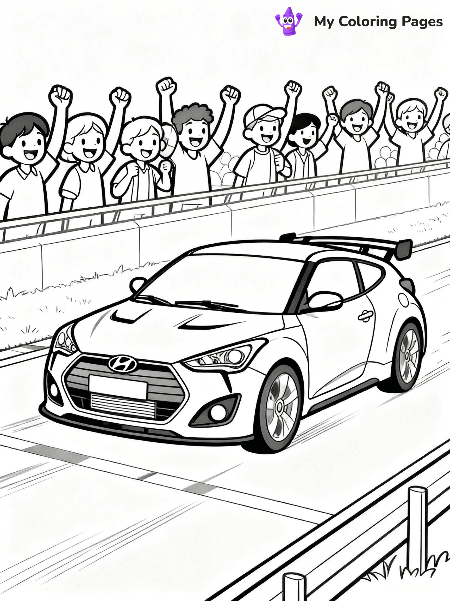 Sports Car Coloring Pages - 11