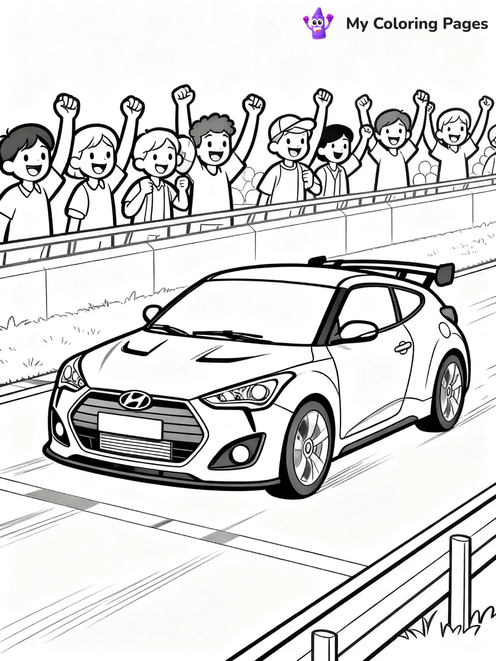 Sports Car Coloring Pages - 10