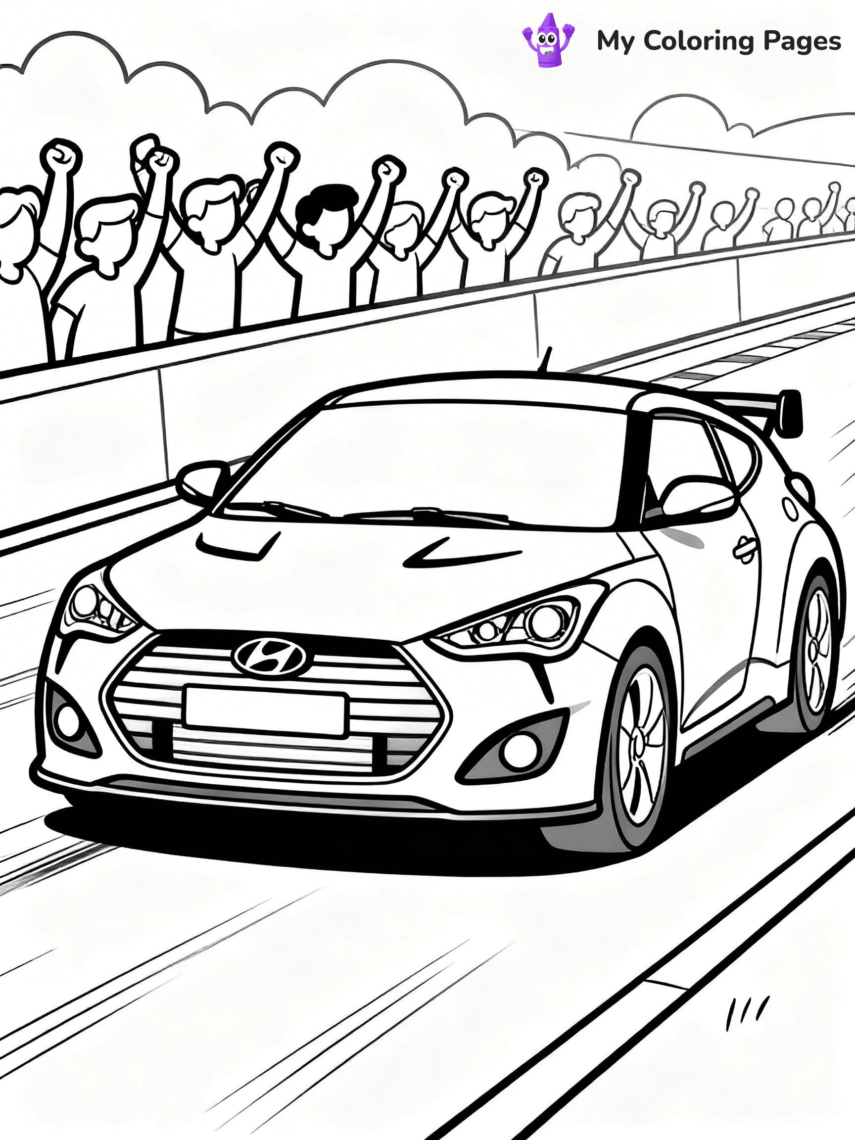 Sports Car Coloring Pages - 10