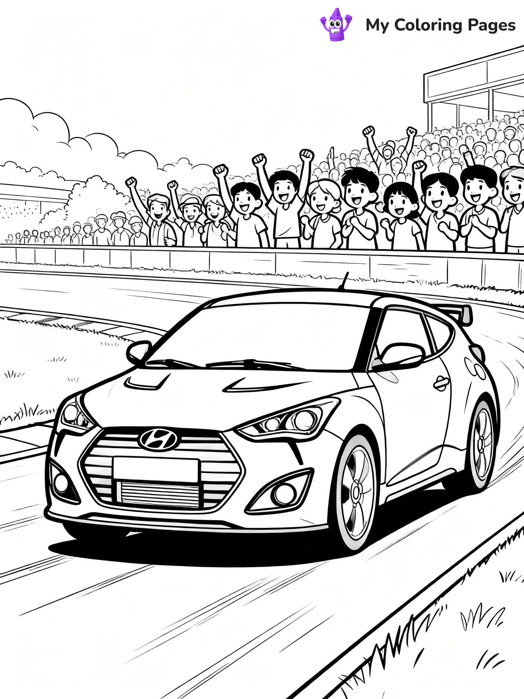 Sports Car Coloring Pages - 9