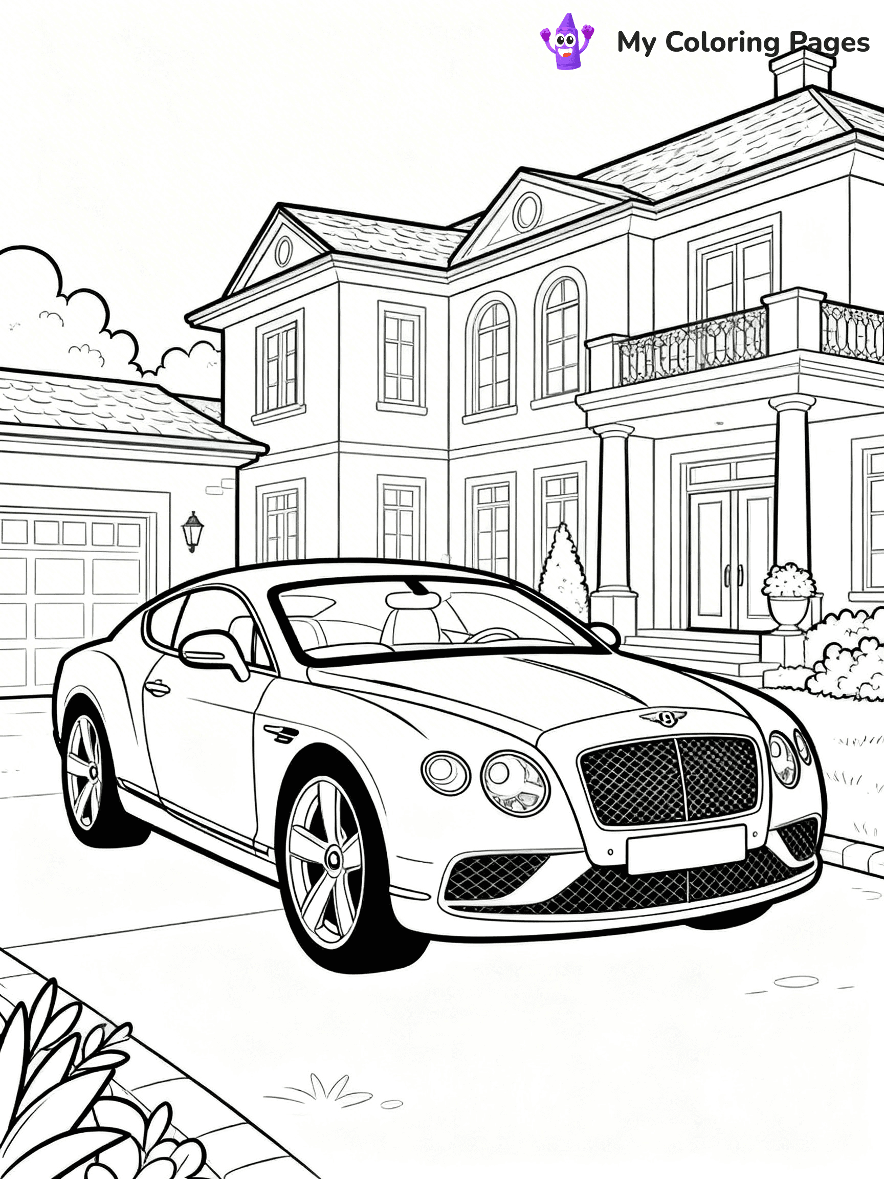 Sports Car Coloring Pages - 7