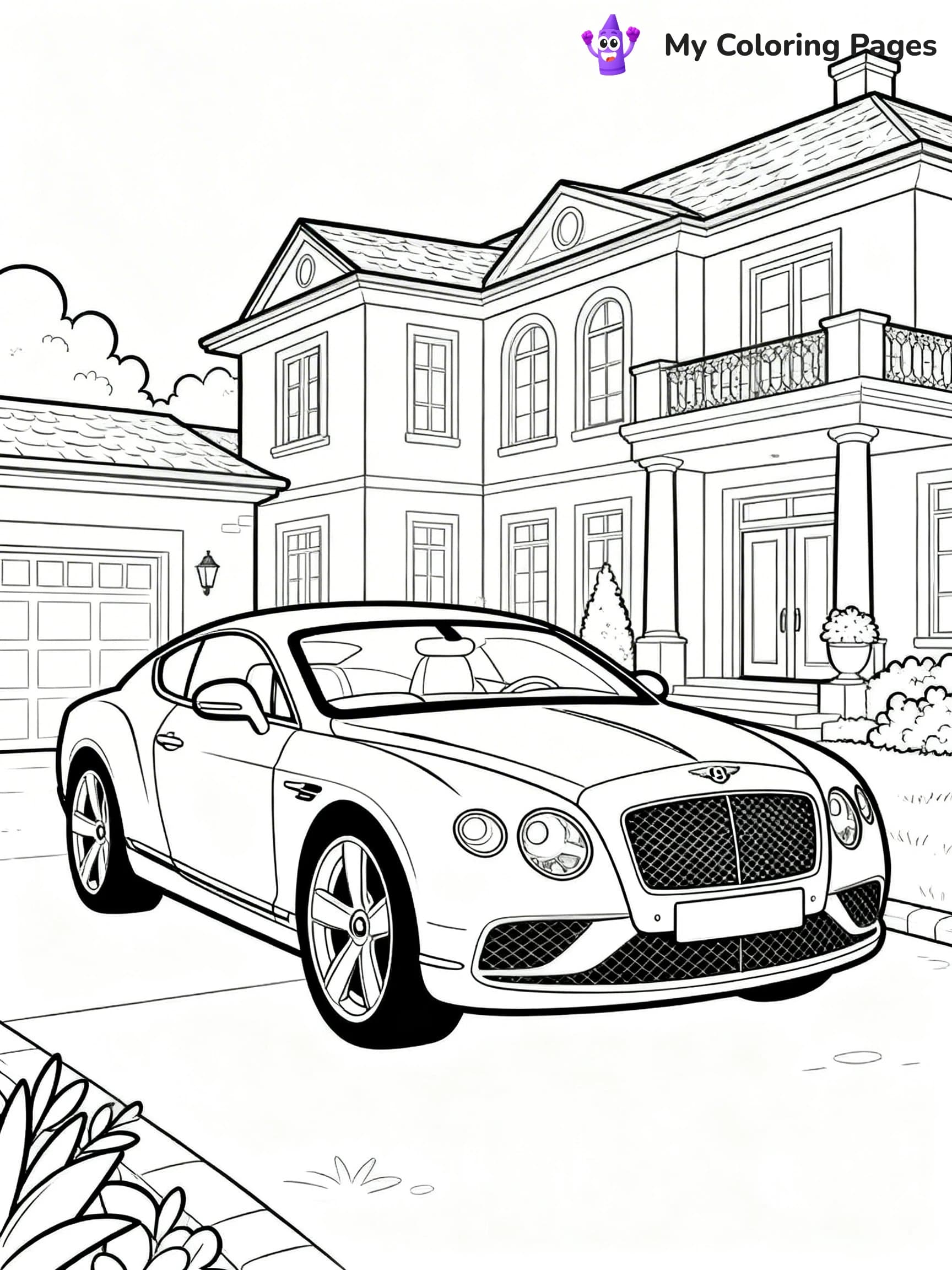Sports Car Coloring Pages - 8