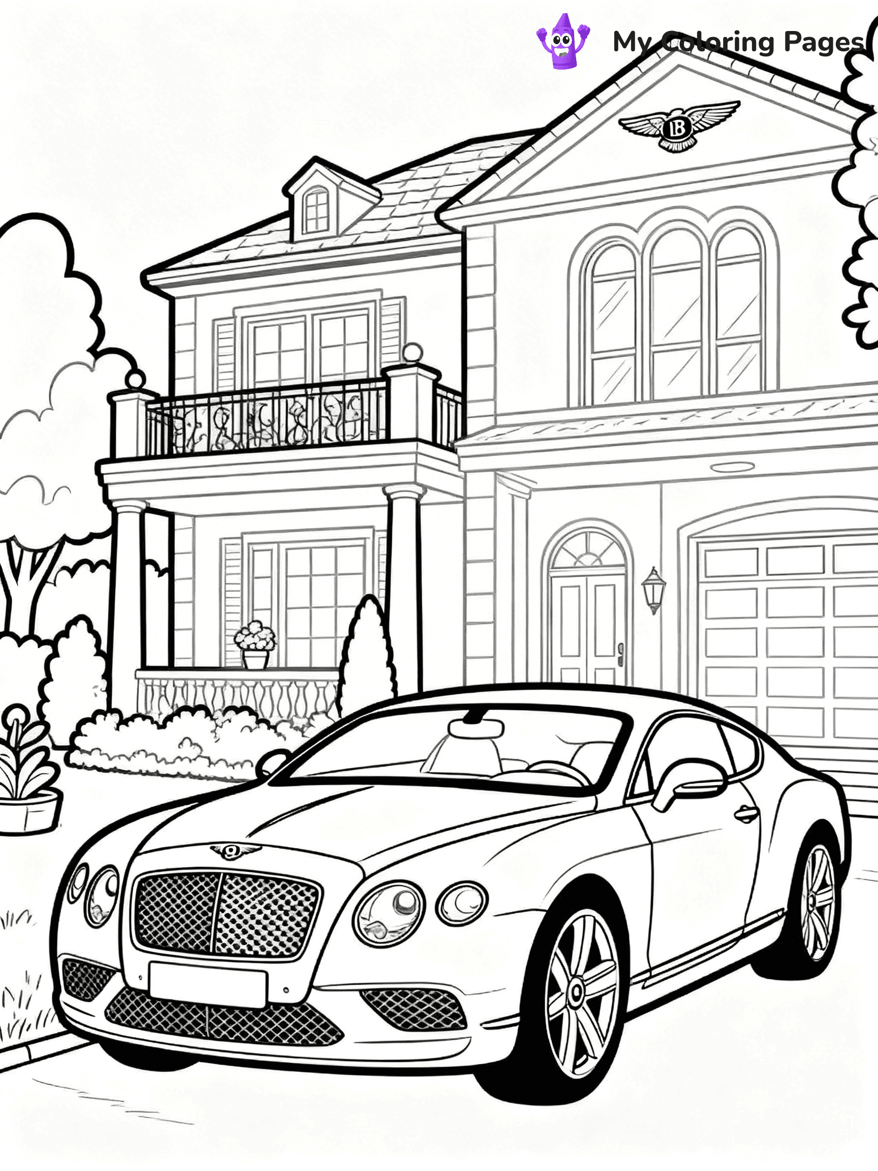 Sports Car Coloring Pages - 6