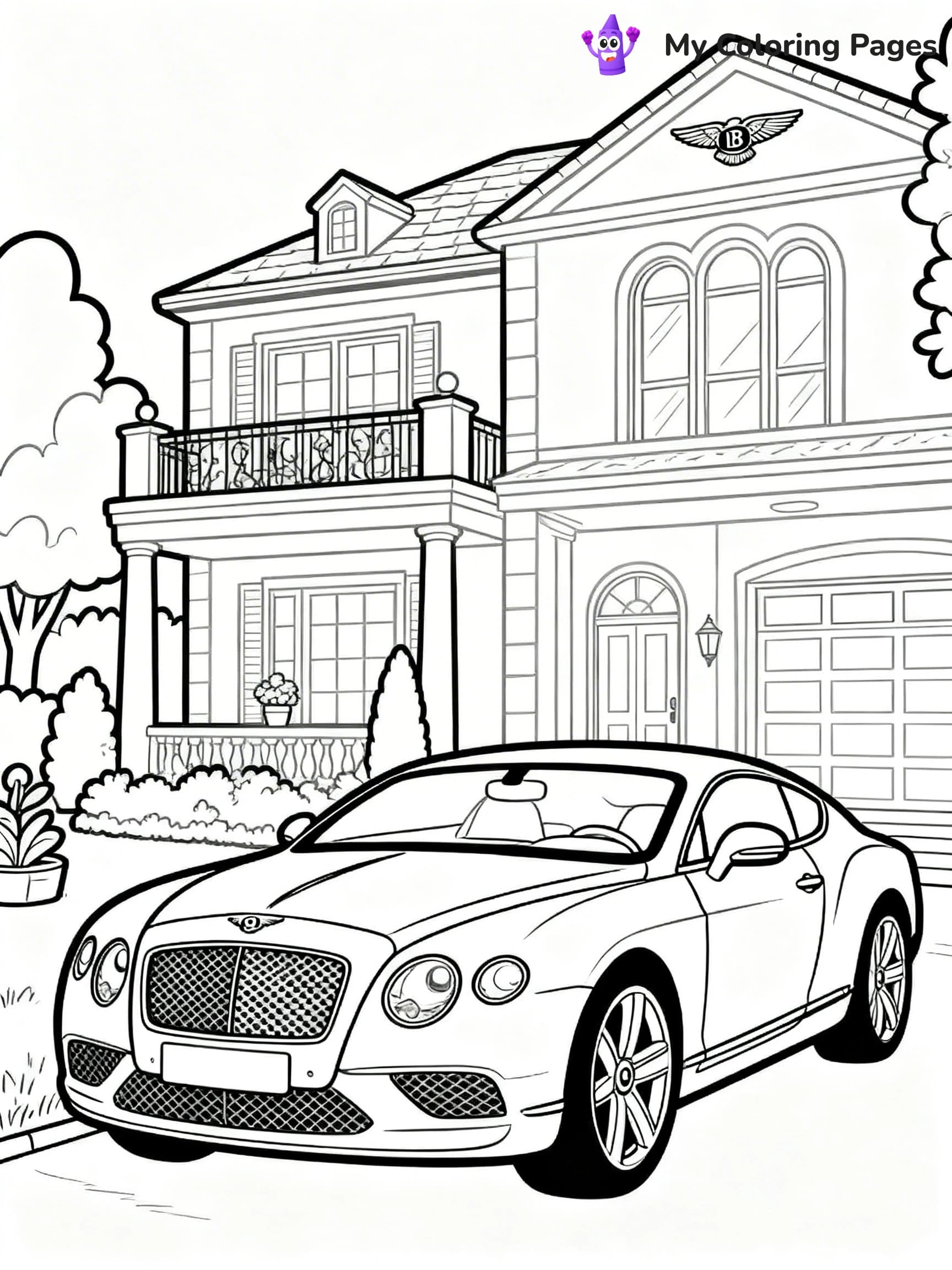 Sports Car Coloring Pages - 7