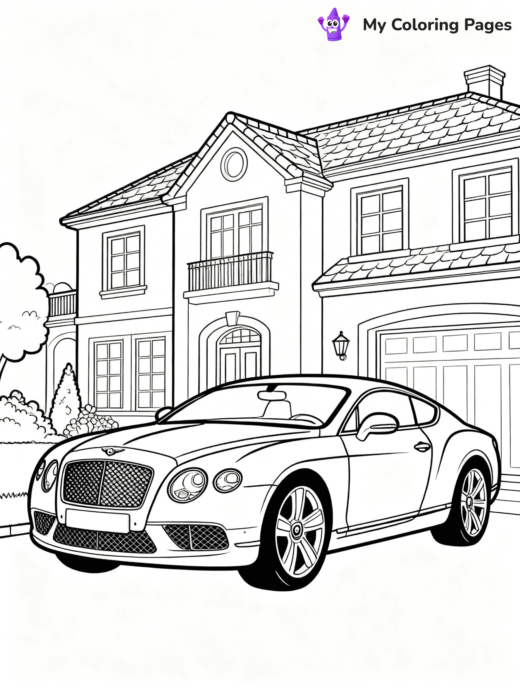Sports Car Coloring Pages - 5