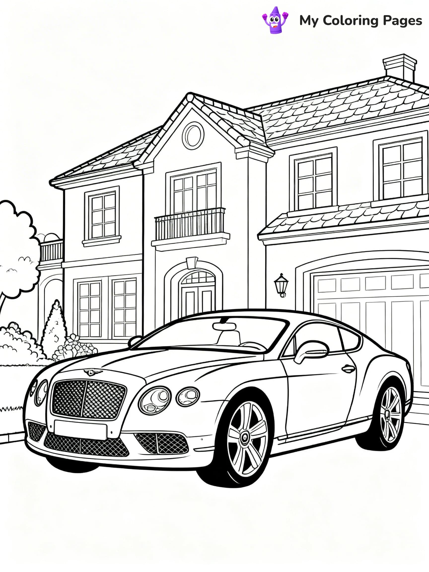 Sports Car Coloring Pages - 6