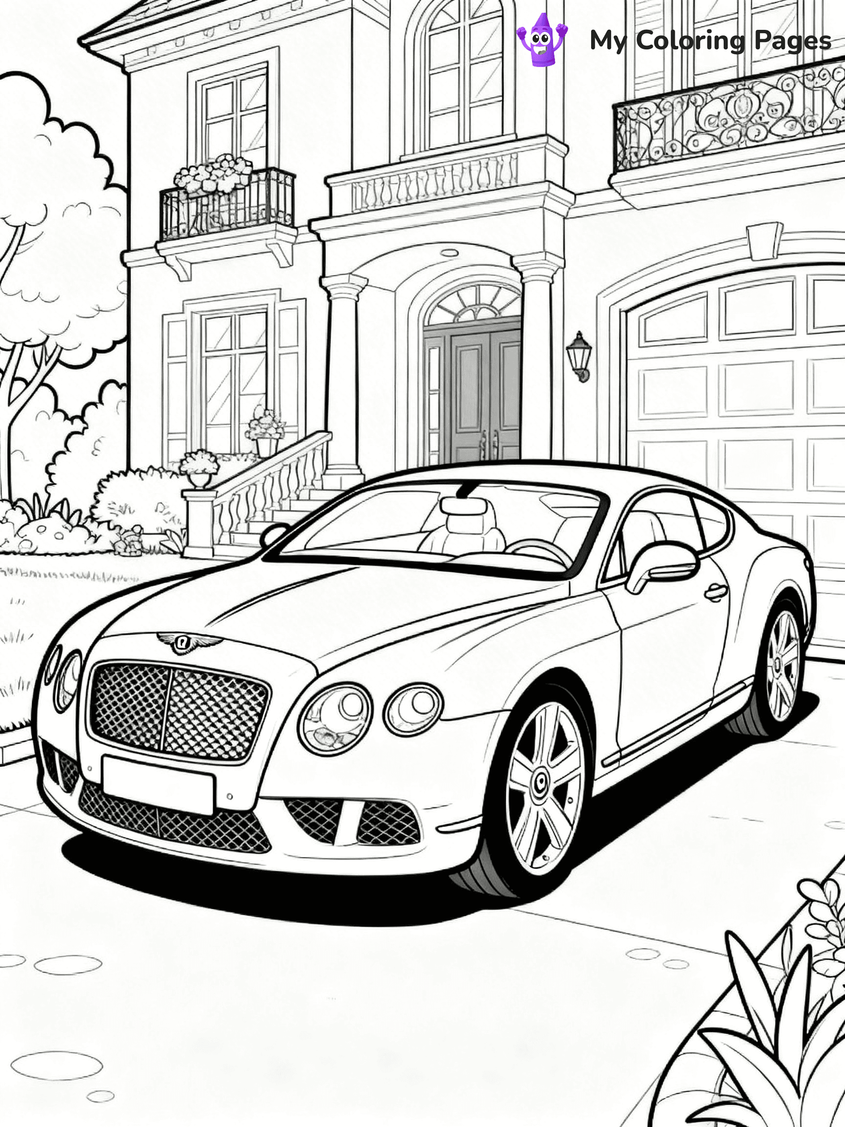 Sports Car Coloring Pages - 4