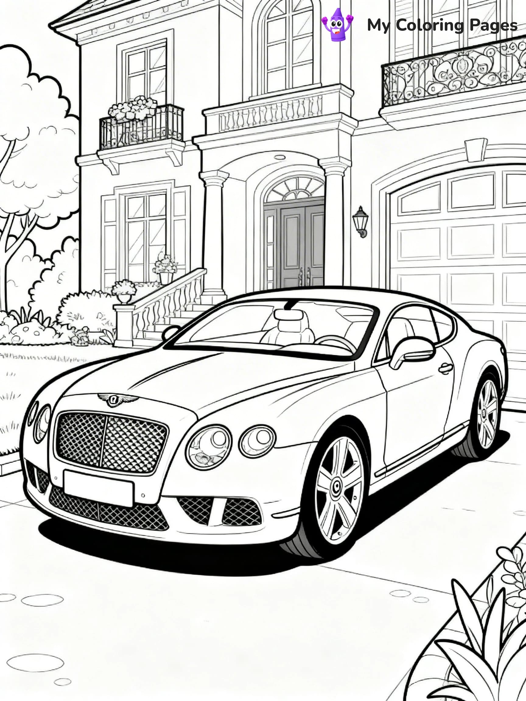 Sports Car Coloring Pages - 5