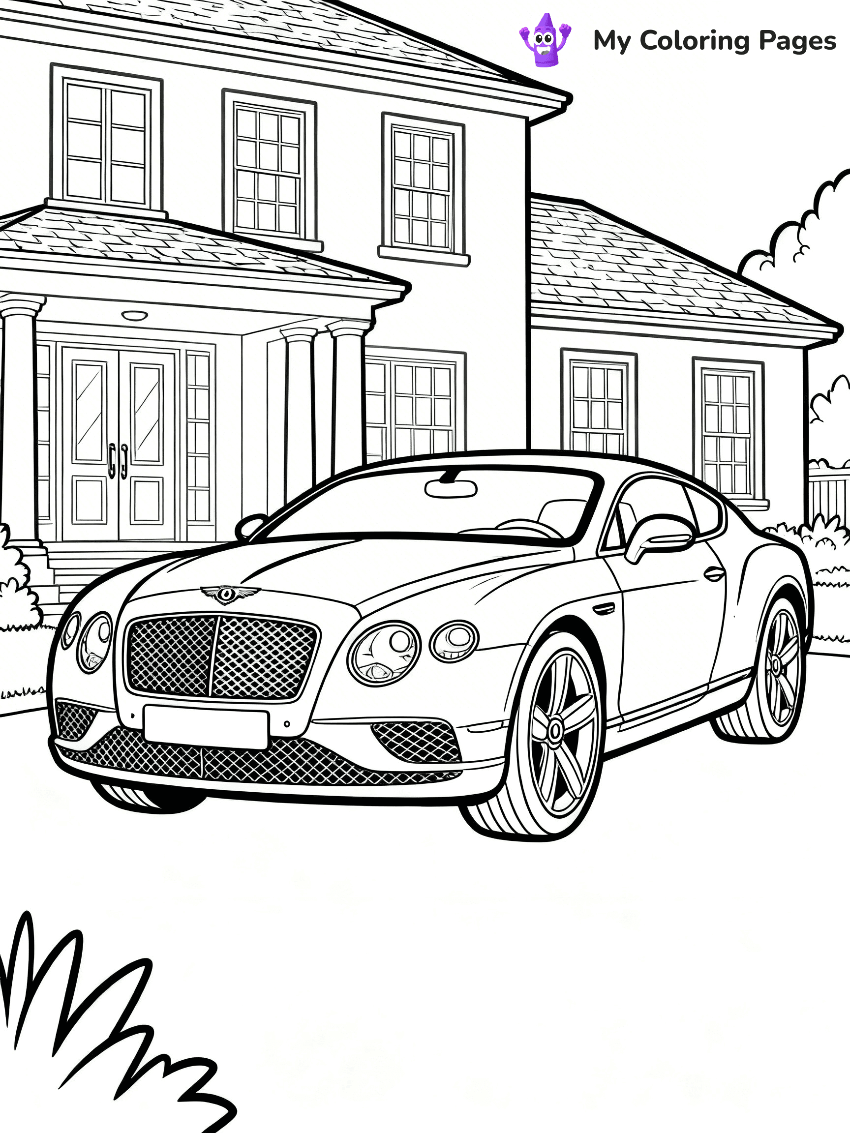 Sports Car Coloring Pages - 3