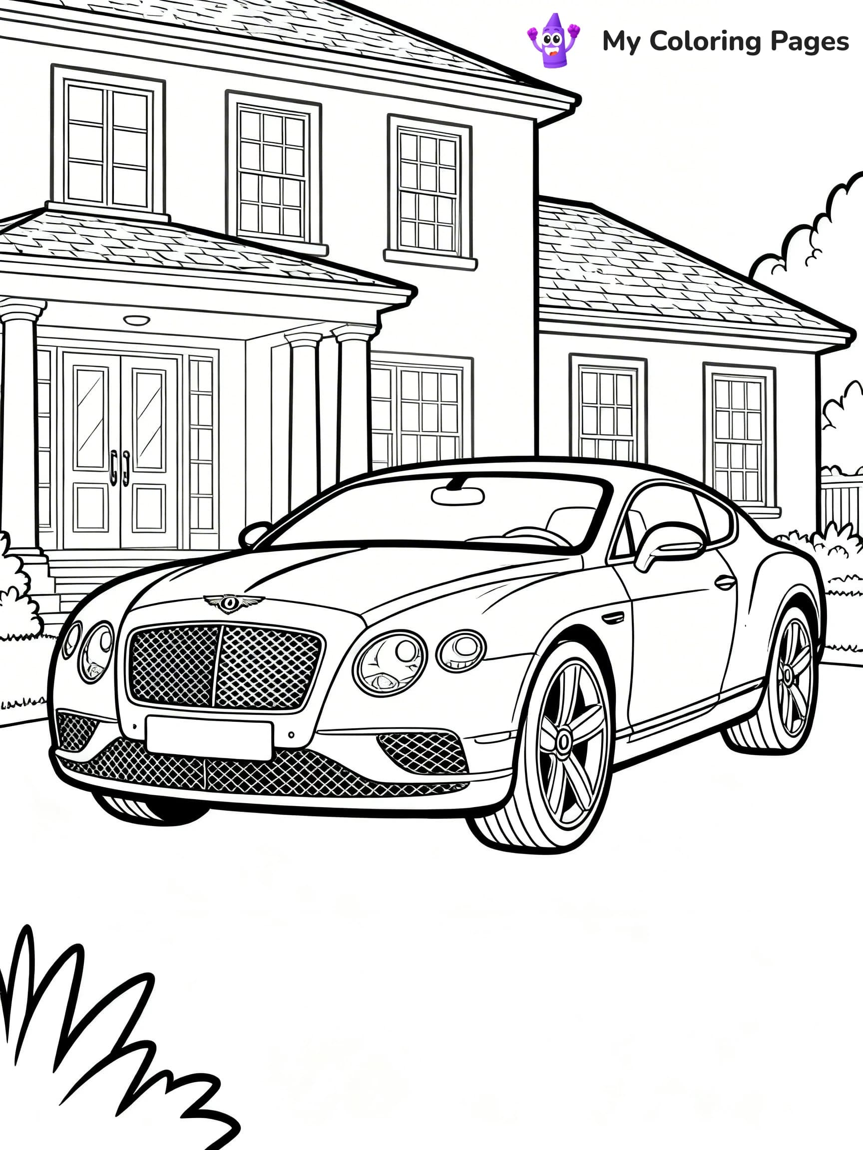 Sports Car Coloring Pages - 4