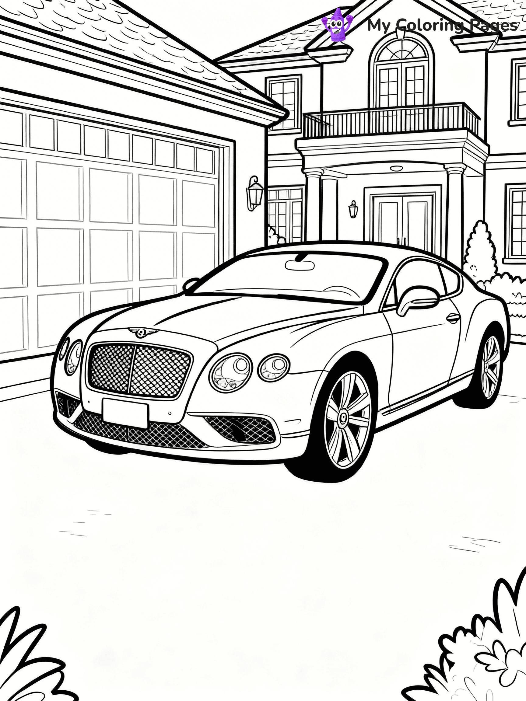 Sports Car Coloring Pages - 2