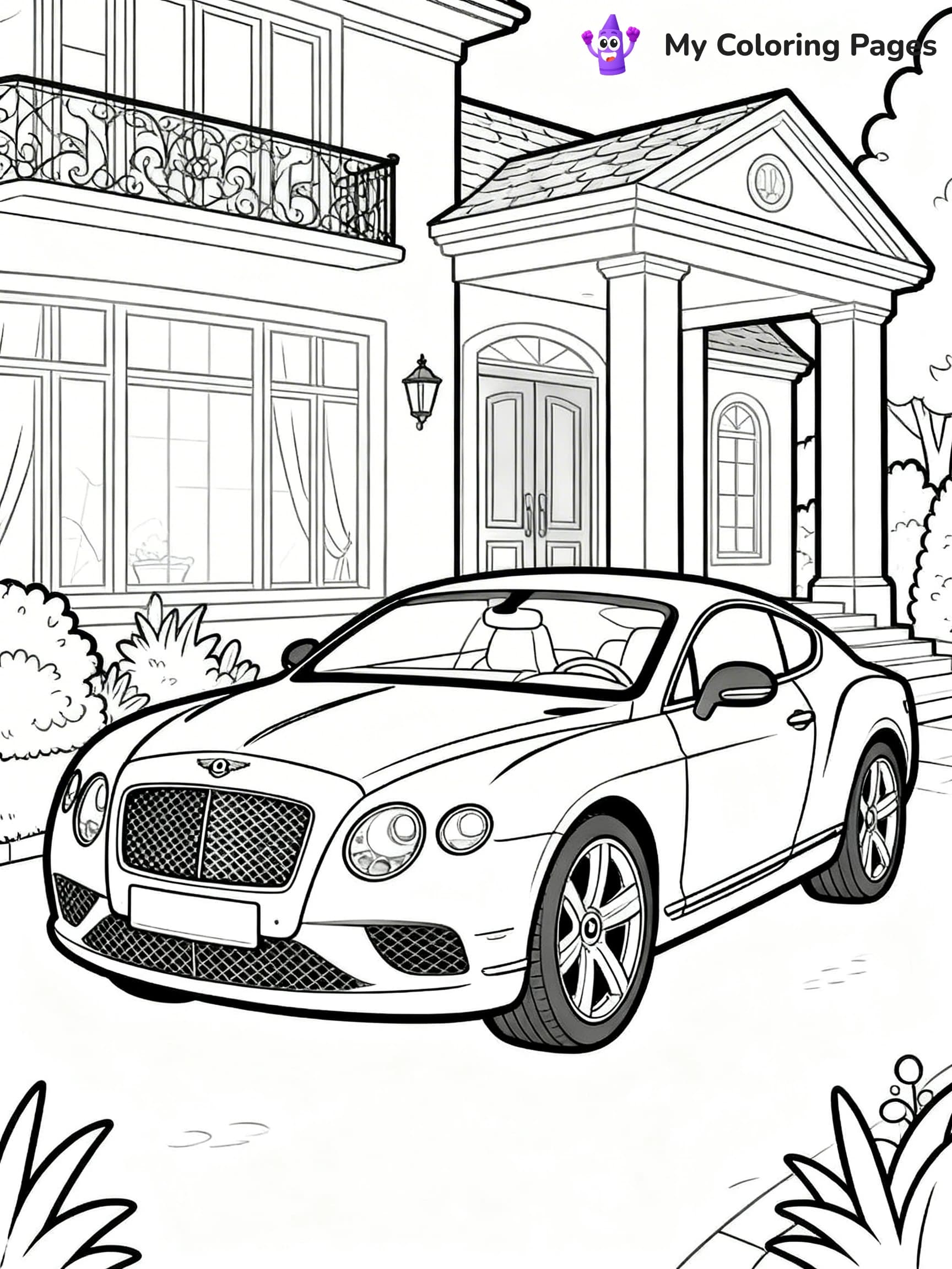 Sports Car Coloring Pages - 2