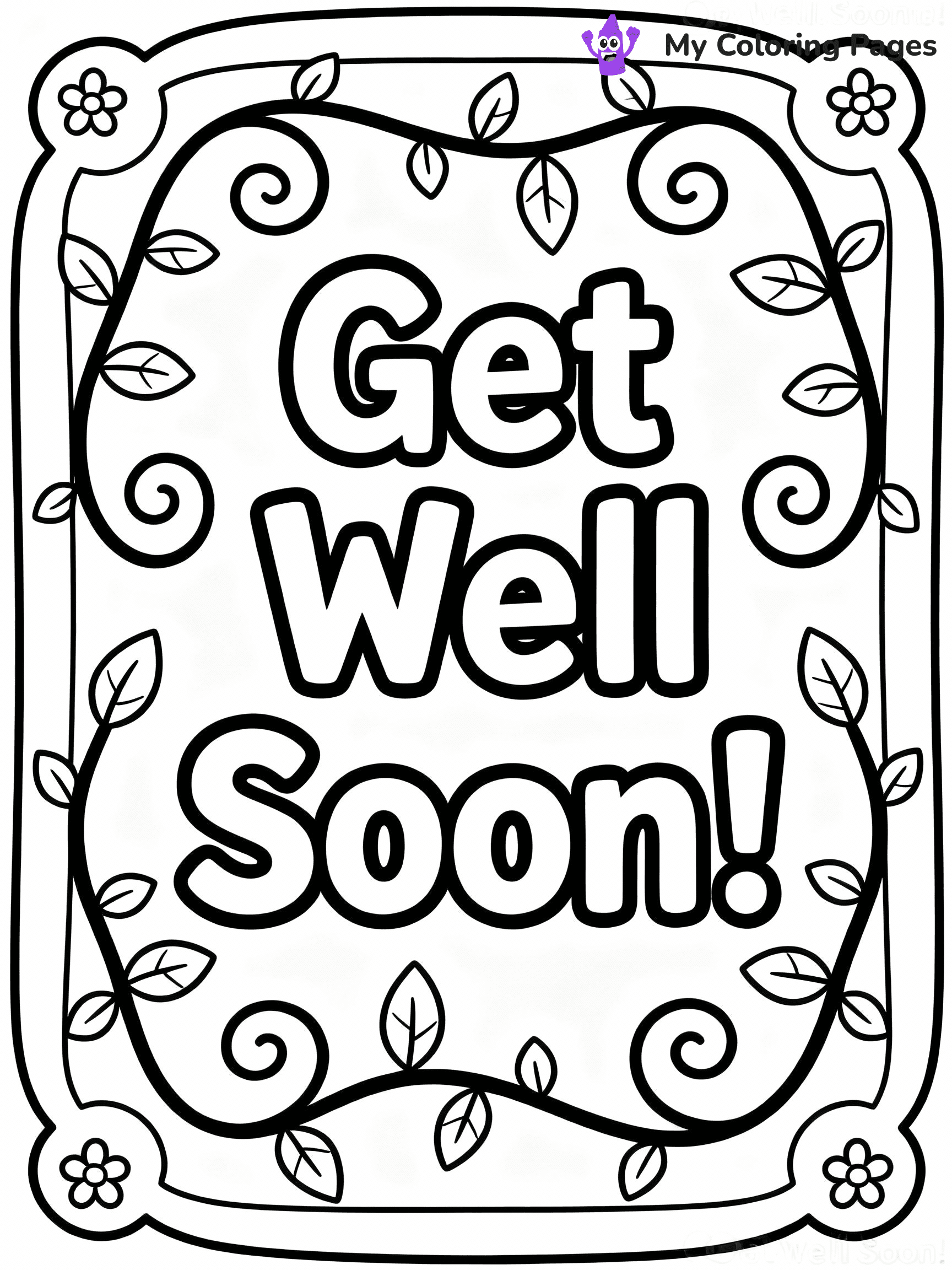 Get Well Soon Coloring Pages - 13
