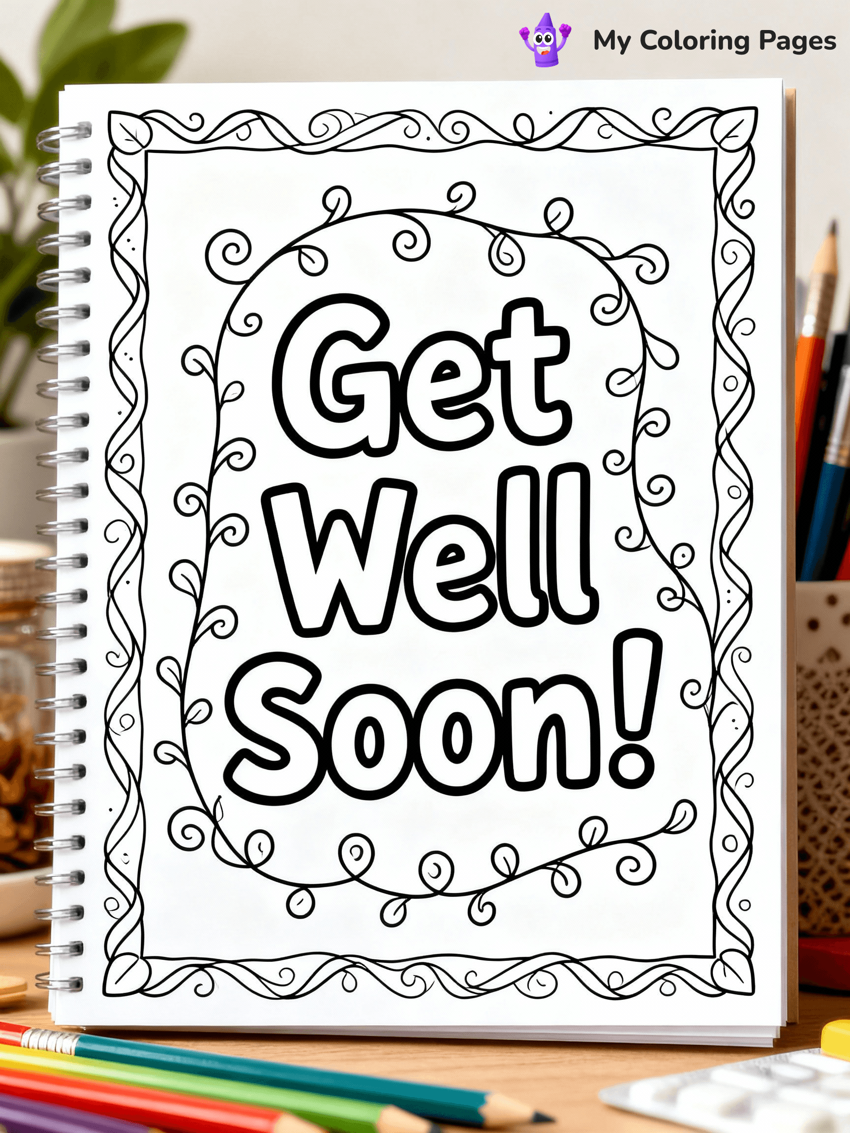 Get Well Soon Coloring Pages - 12