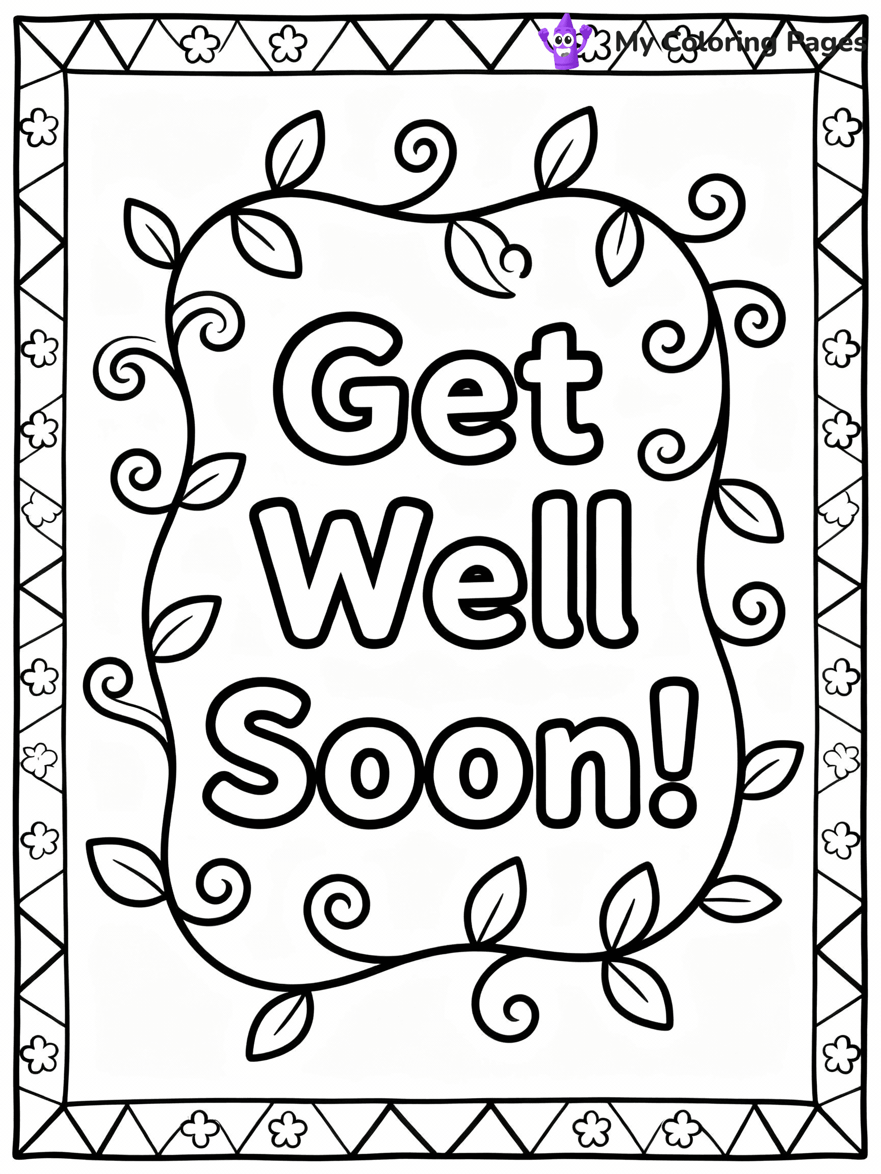Get Well Soon Coloring Pages - 11