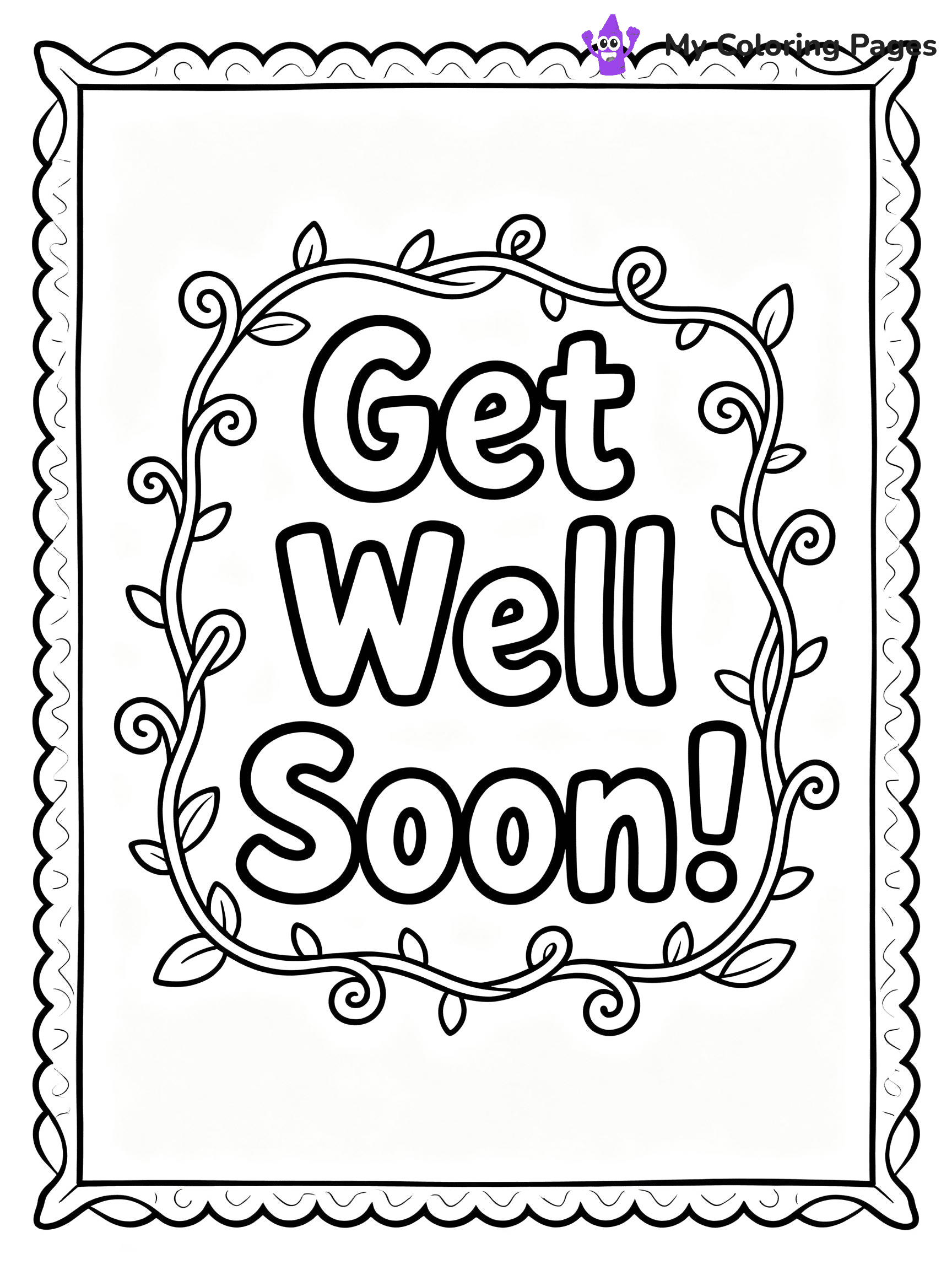 Get Well Soon Coloring Pages - 10