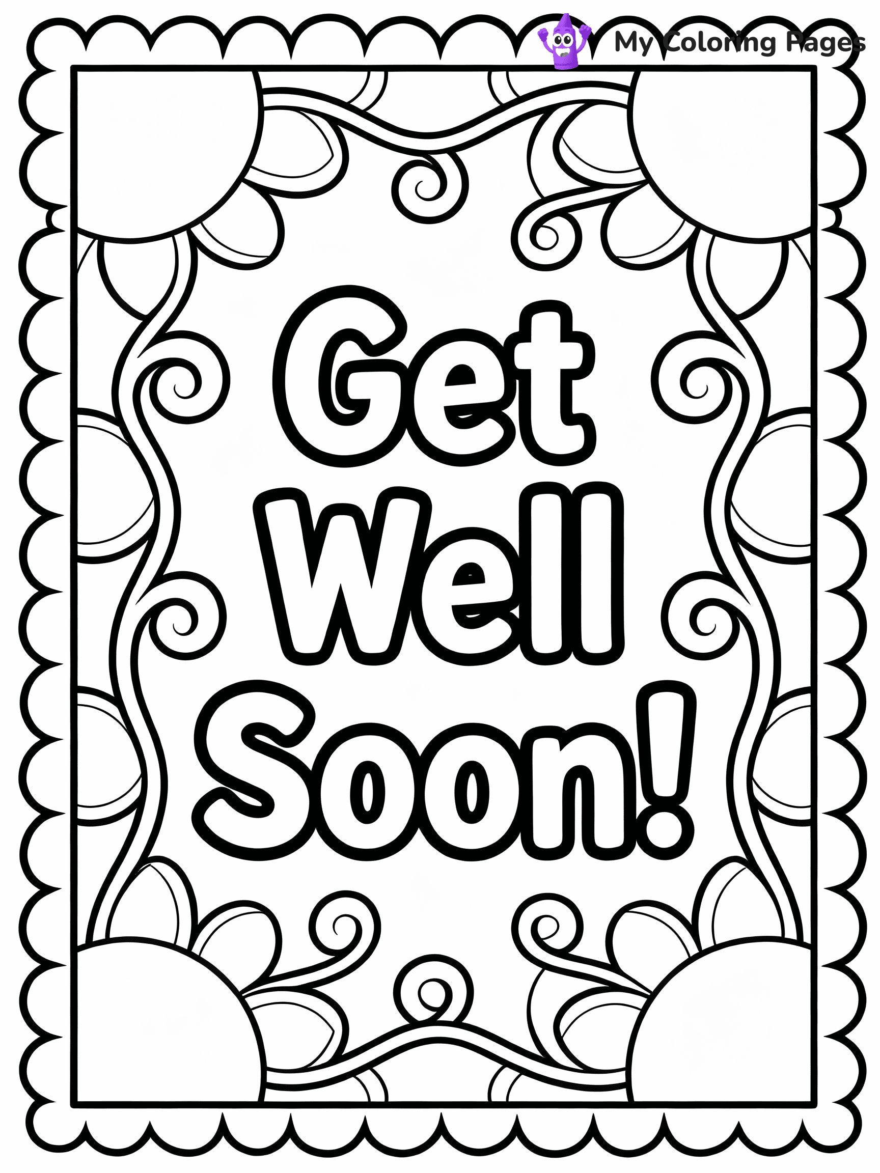 Get Well Soon Coloring Pages - 6