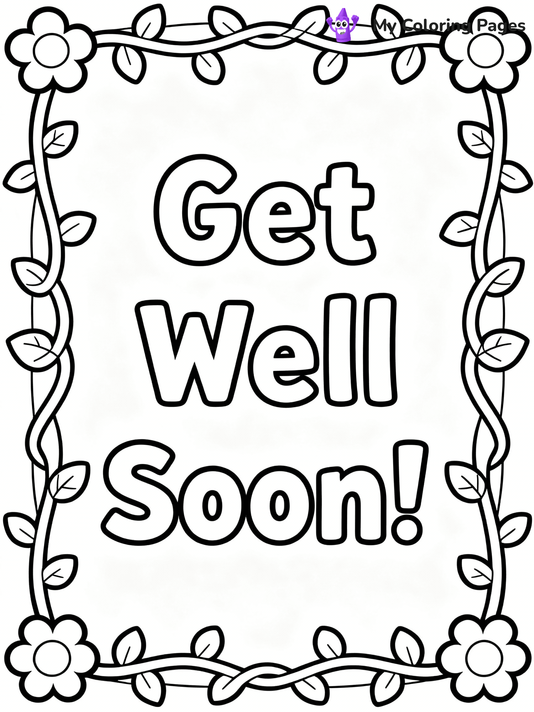Get Well Soon Coloring Pages - 5