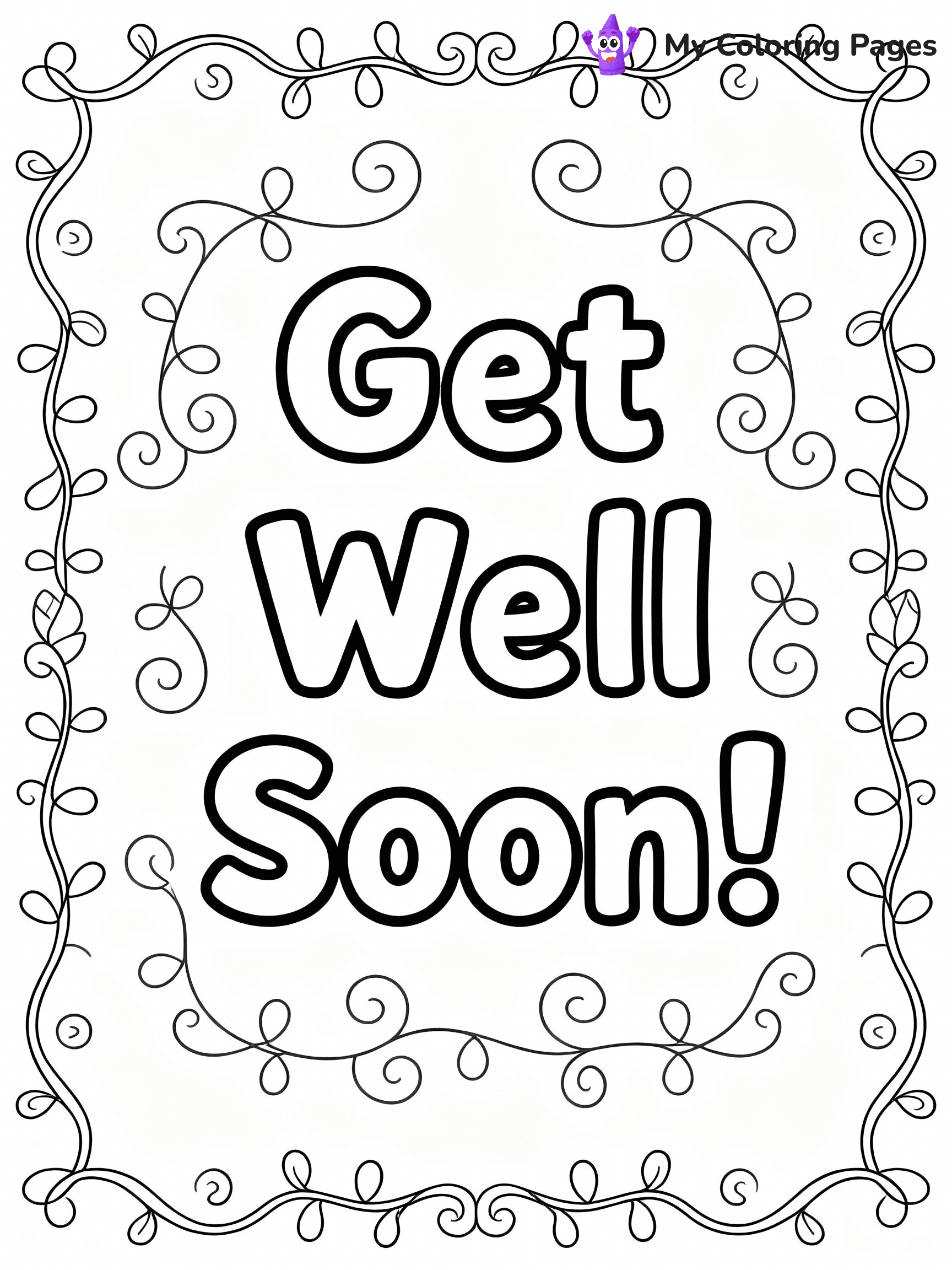Get Well Soon Coloring Pages - 4