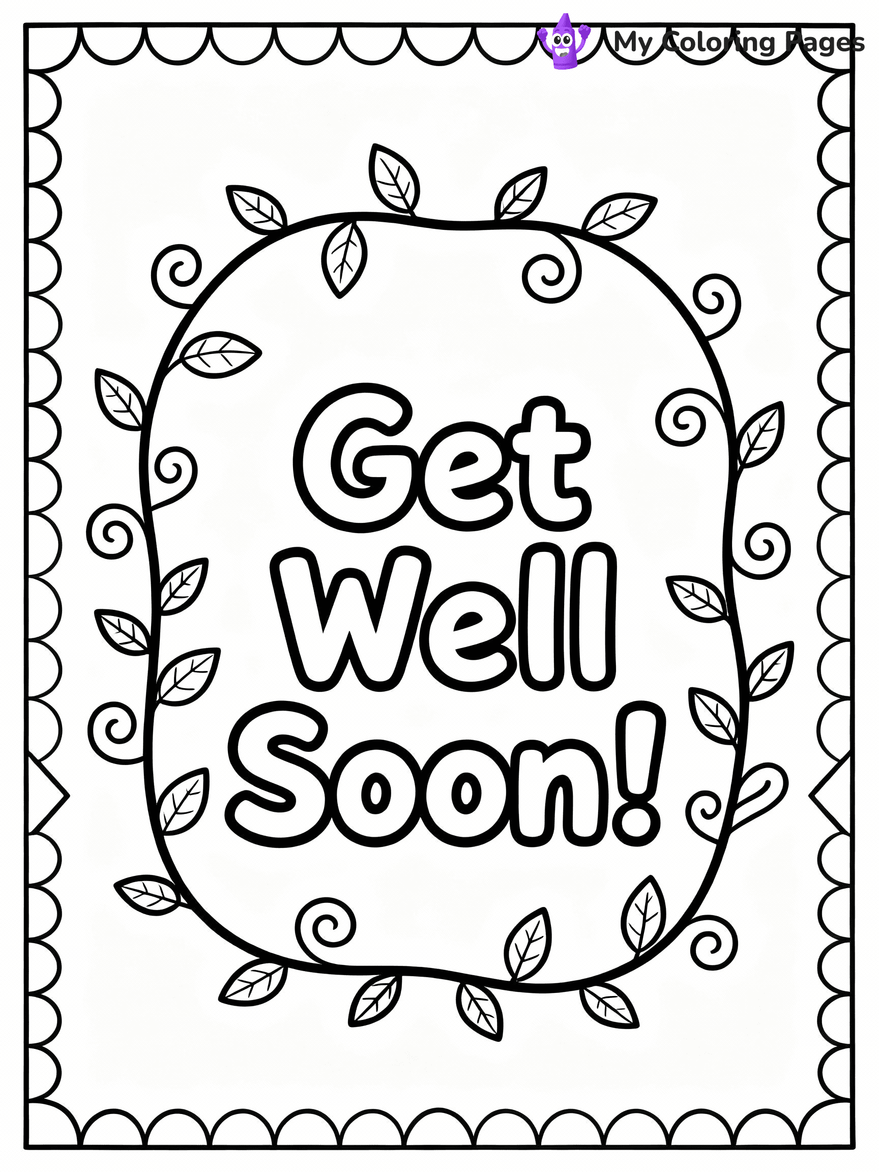 Get Well Soon Coloring Pages - 2