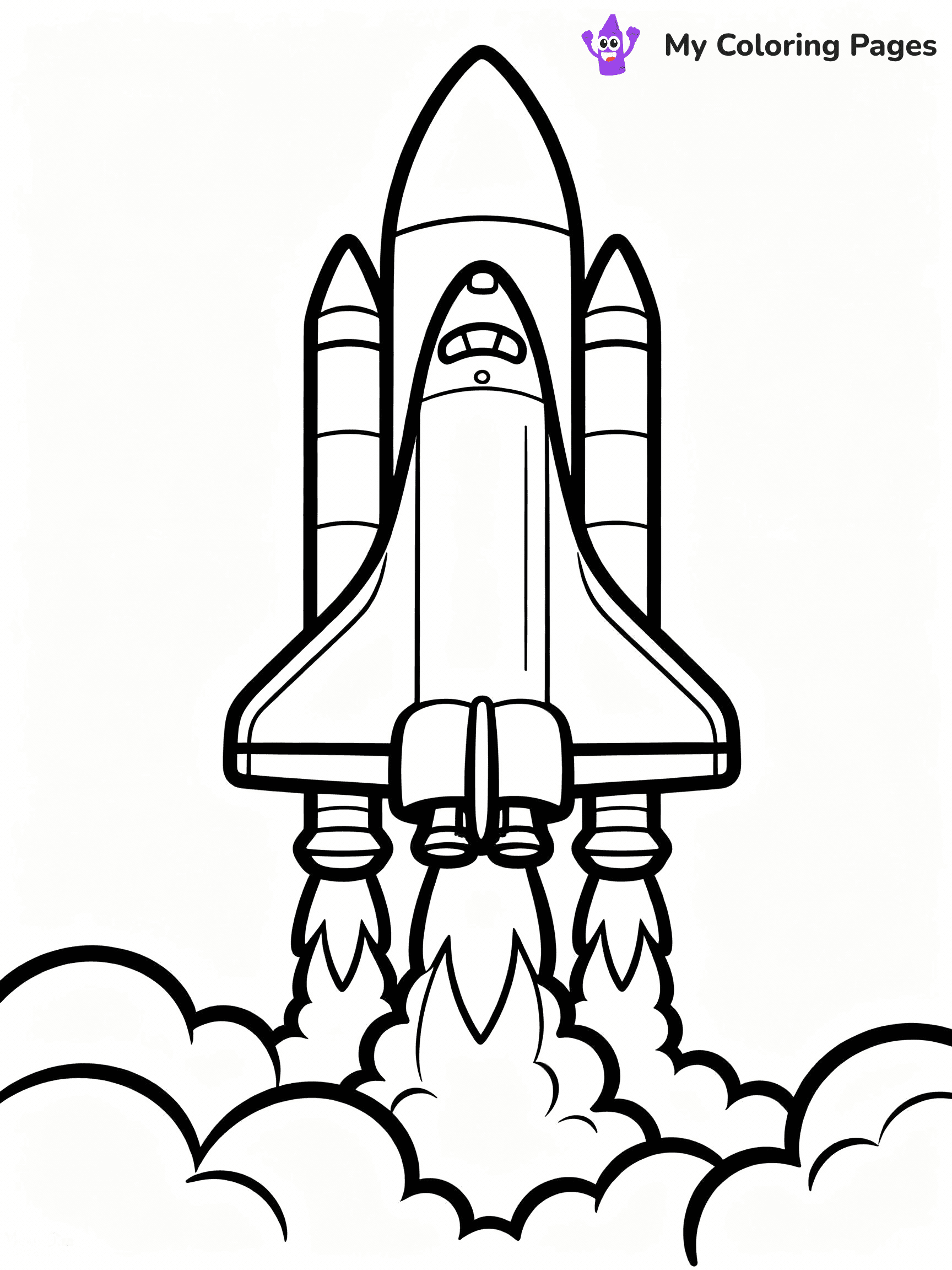 Rocket Coloring Pages - 42