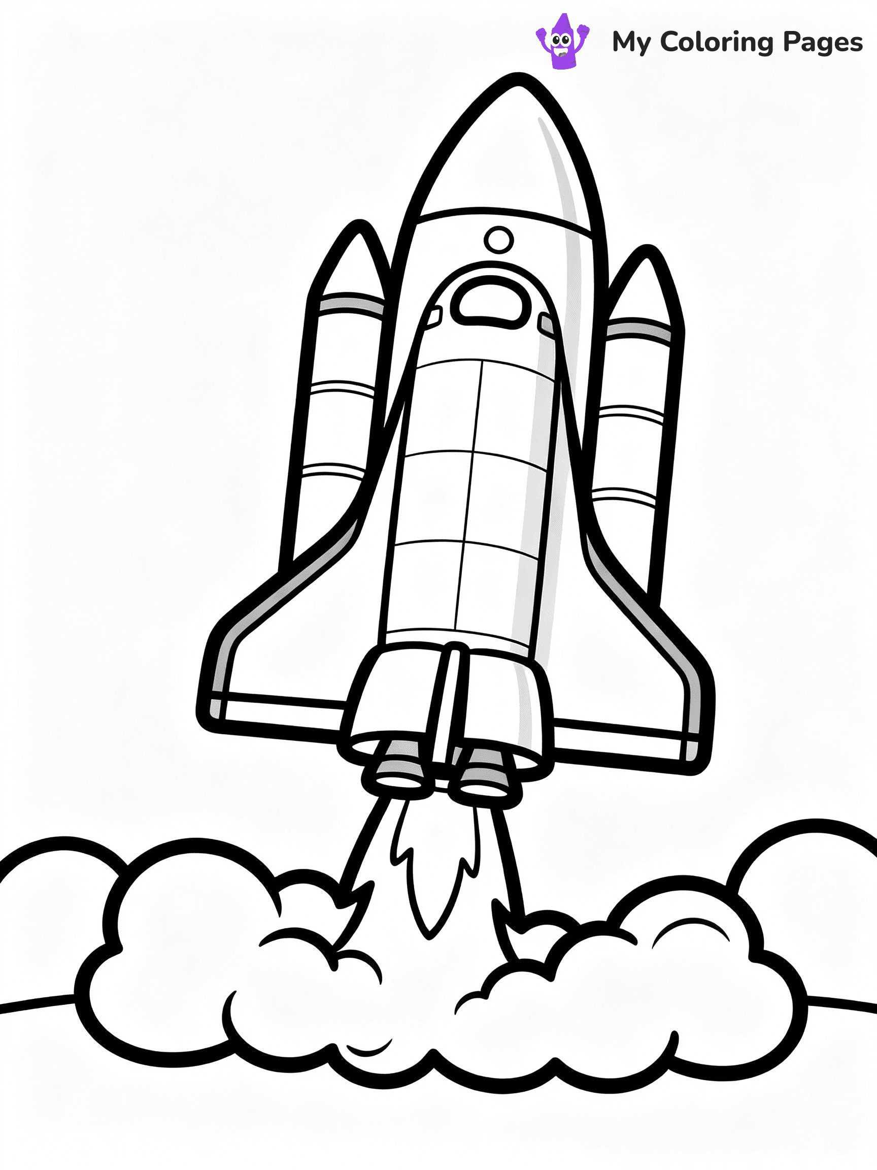 Rocket Coloring Pages - 41