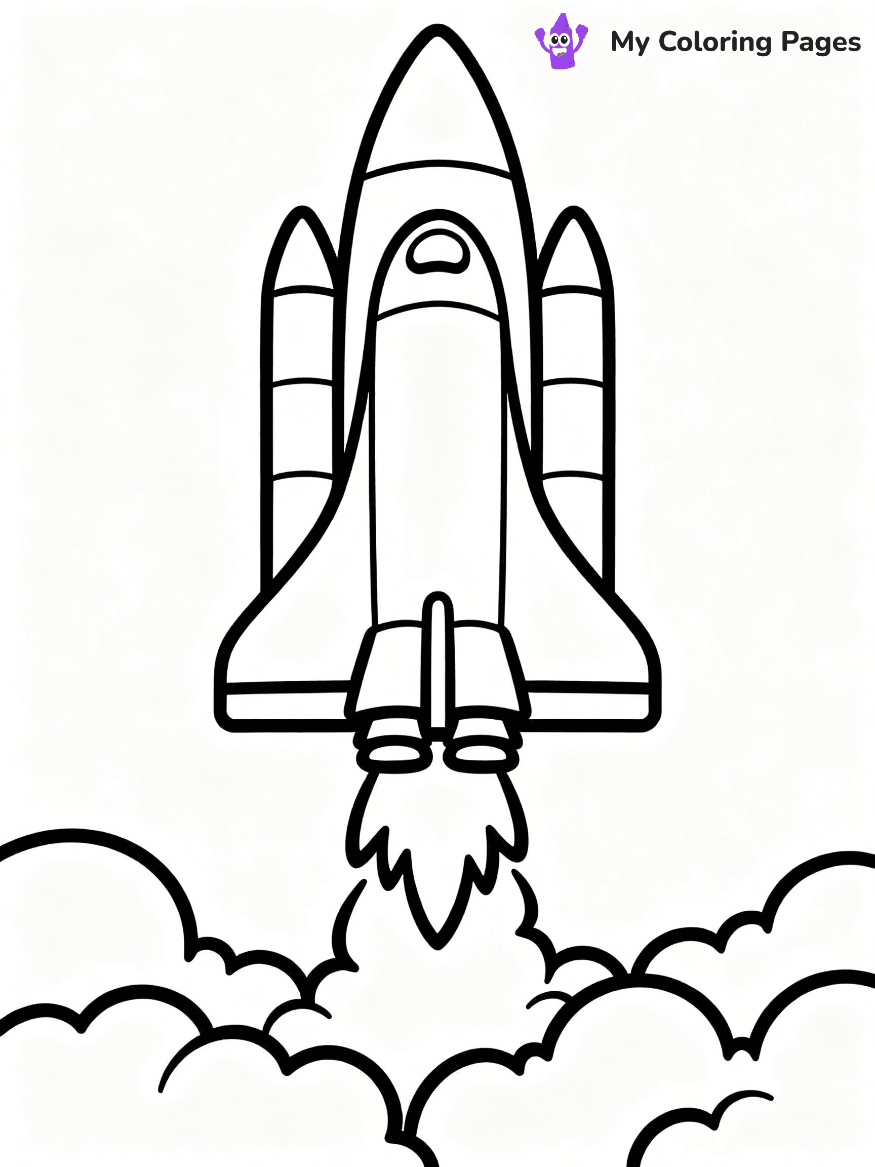 Rocket Coloring Pages - 39