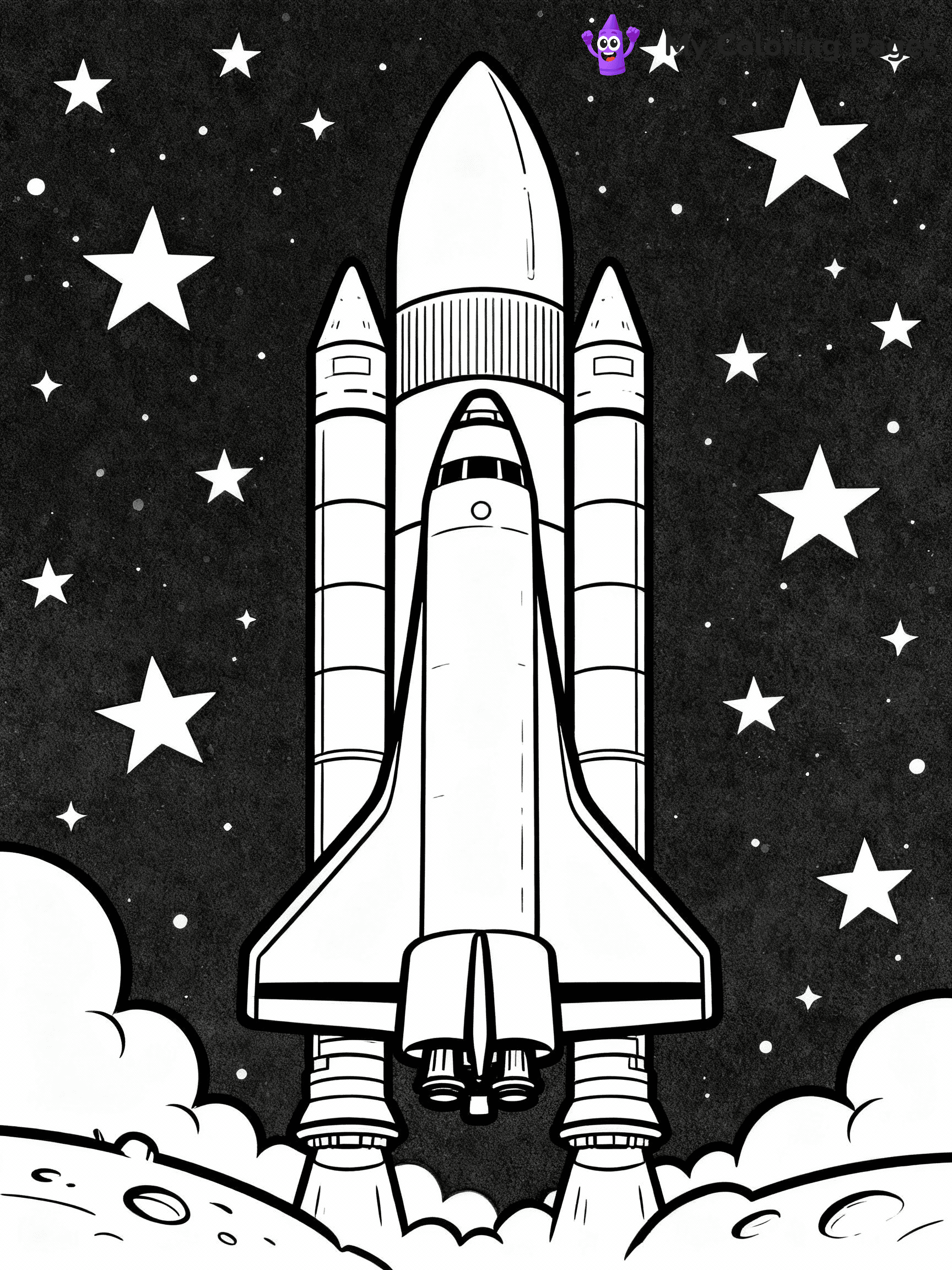 Rocket Coloring Pages - 34