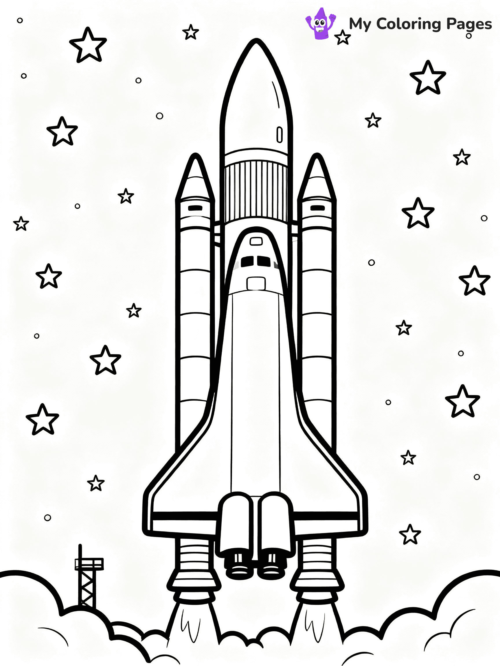 Rocket Coloring Pages - 32