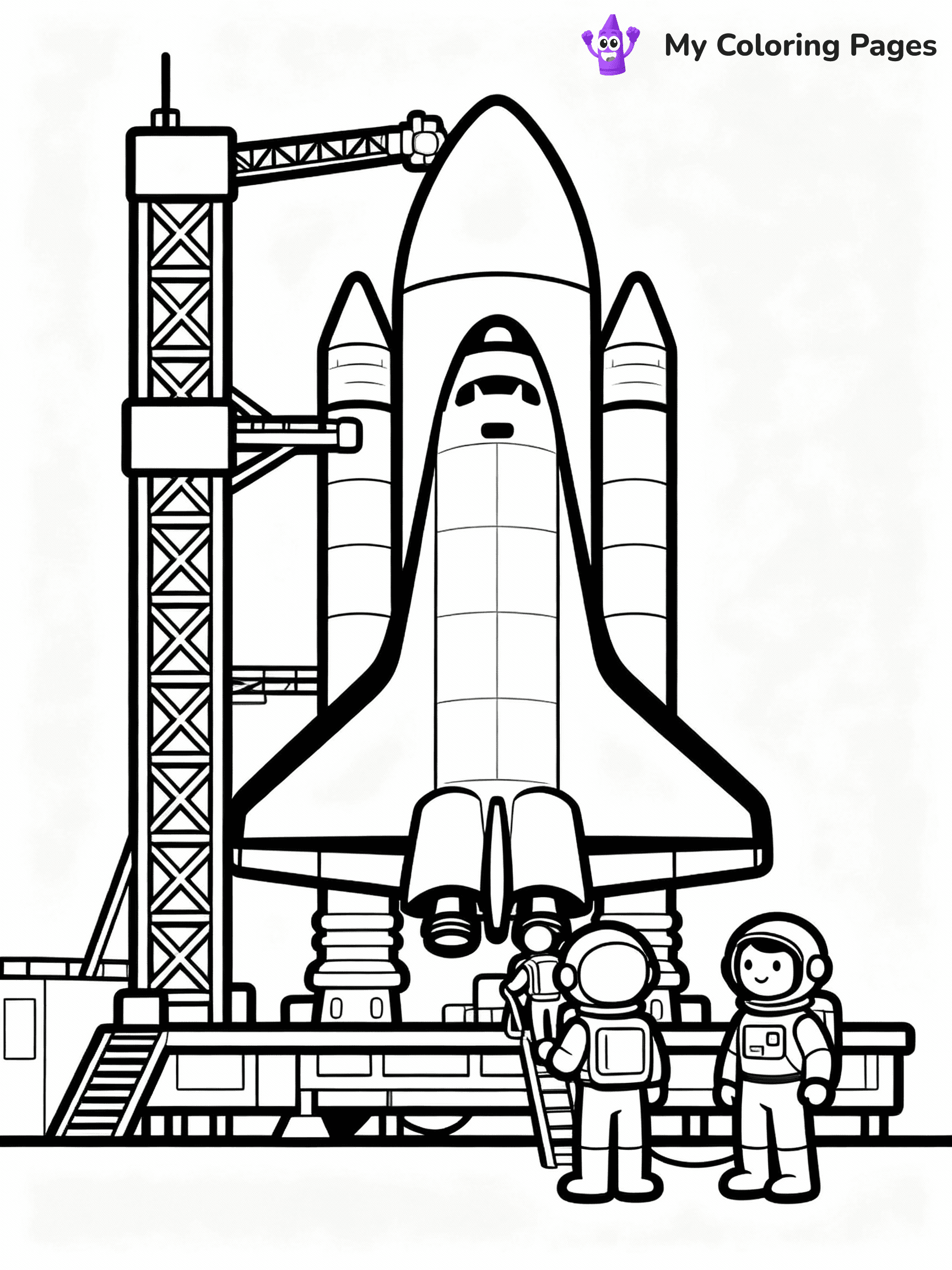 Rocket Coloring Pages - 30