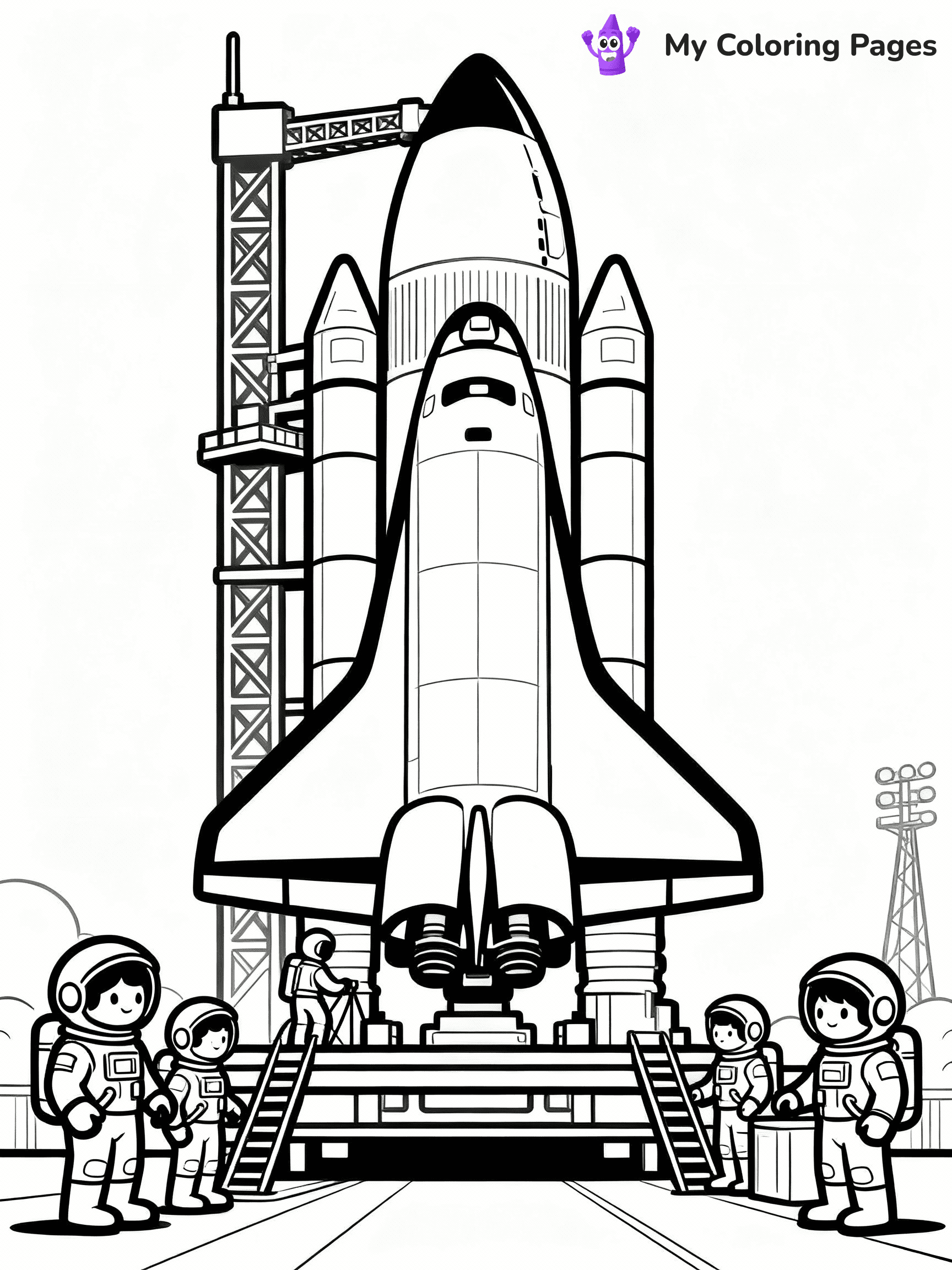 Rocket Coloring Pages - 29
