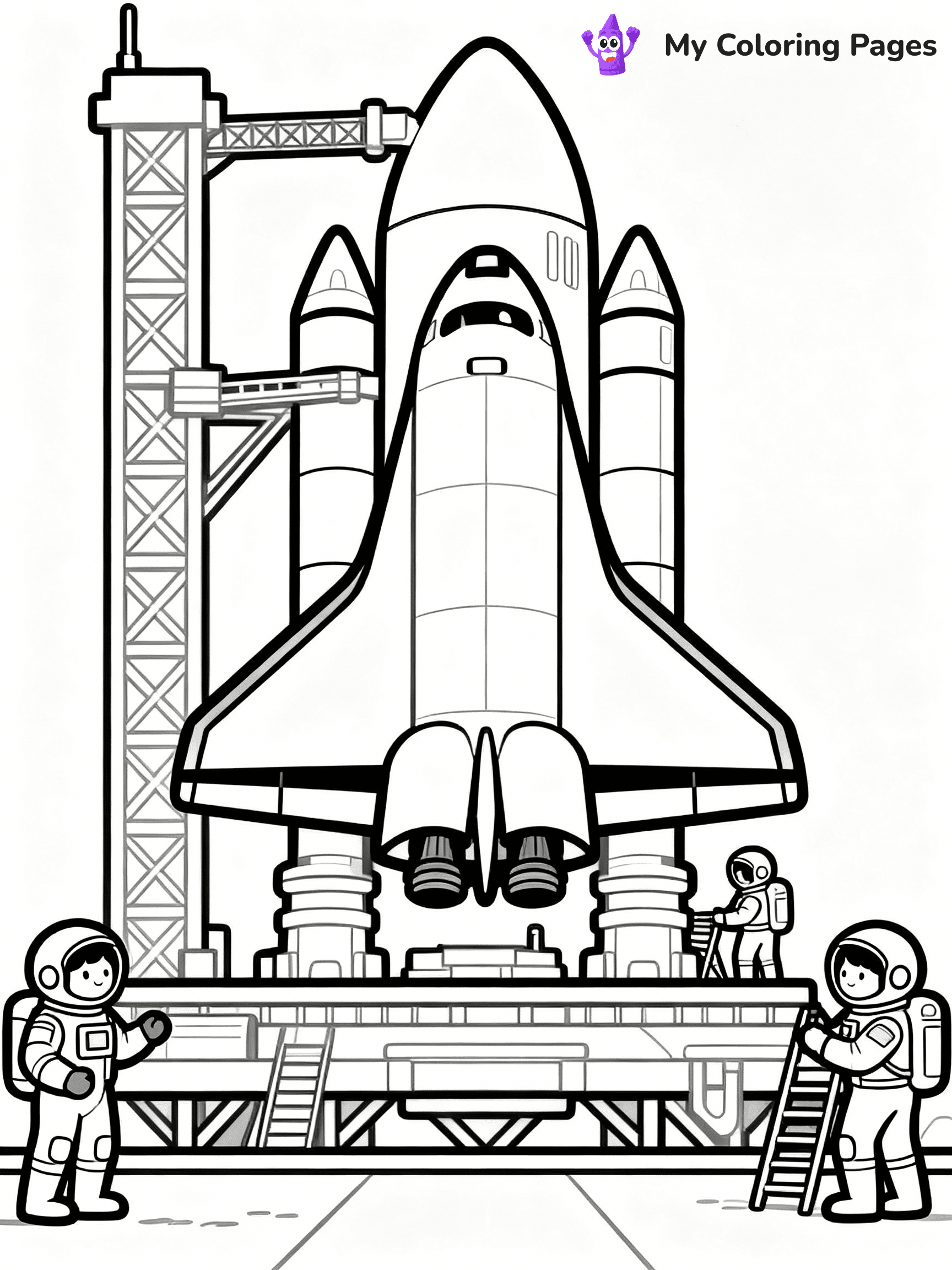 Rocket Coloring Pages - 28