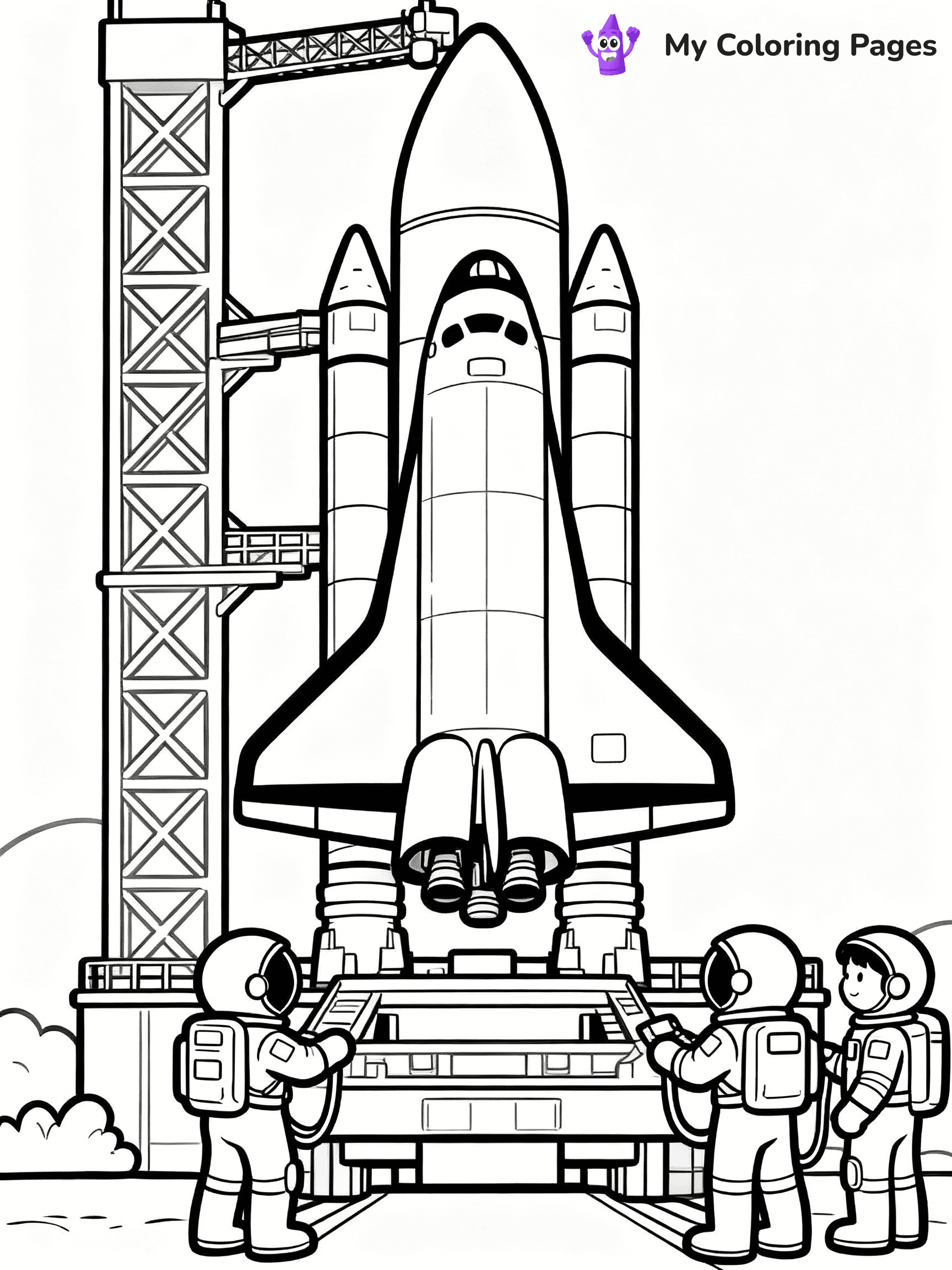 Rocket Coloring Pages - 25
