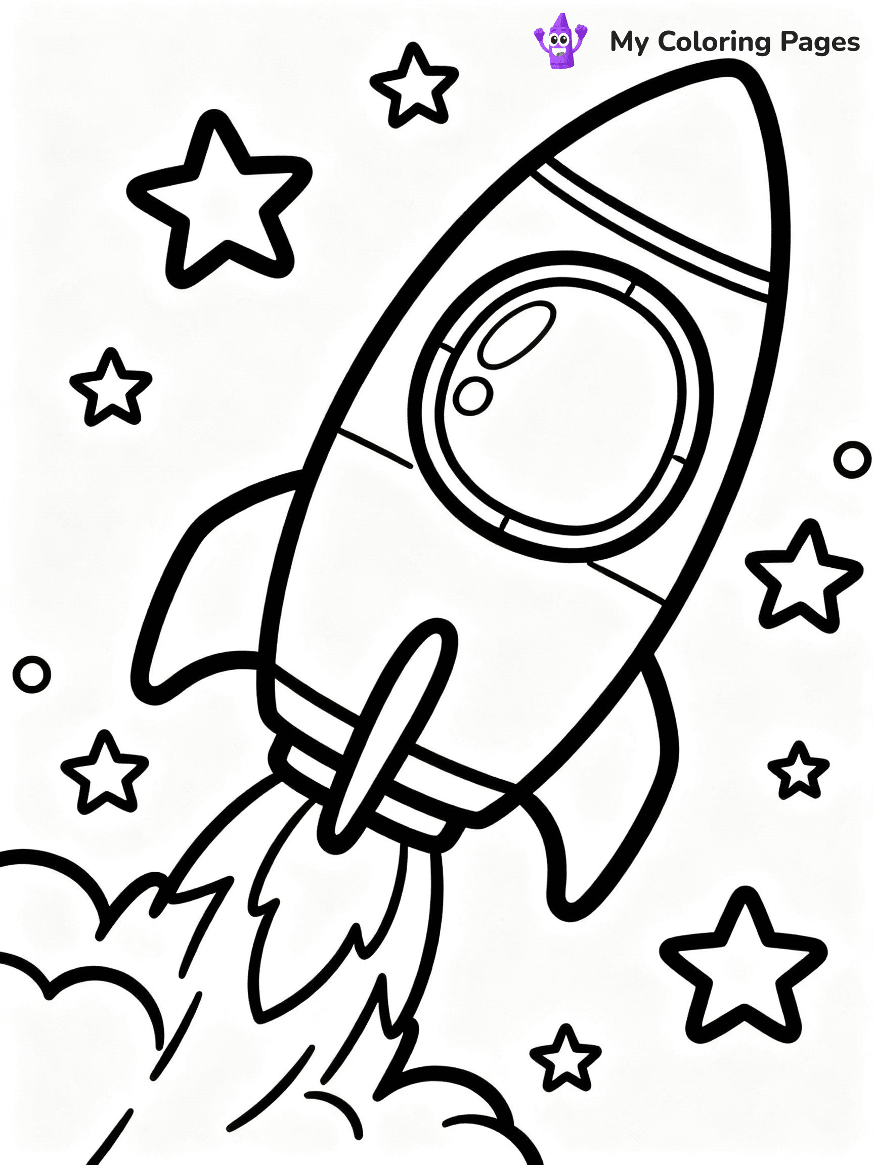 Rocket Coloring Pages - 24