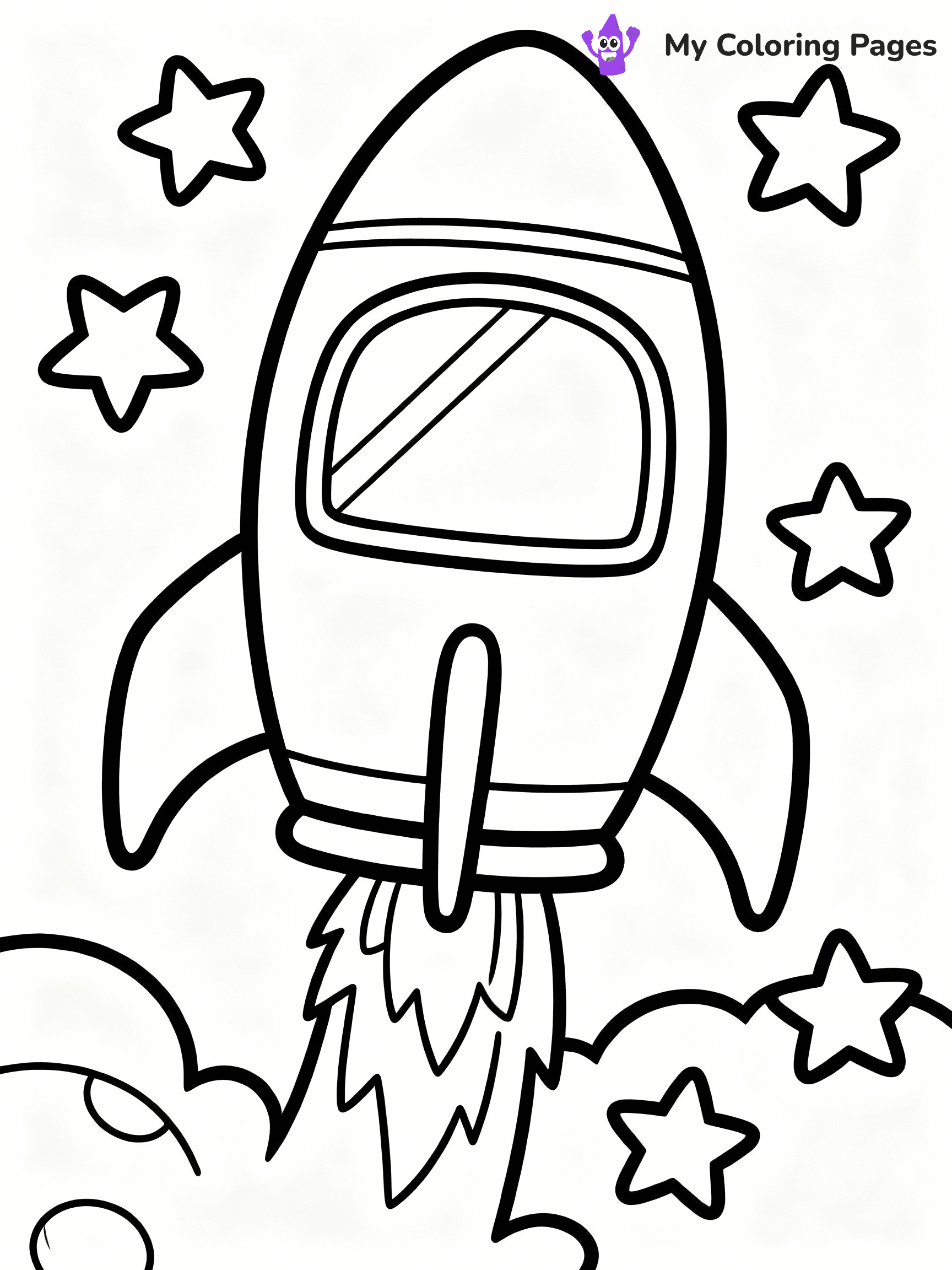 Rocket Coloring Pages - 23