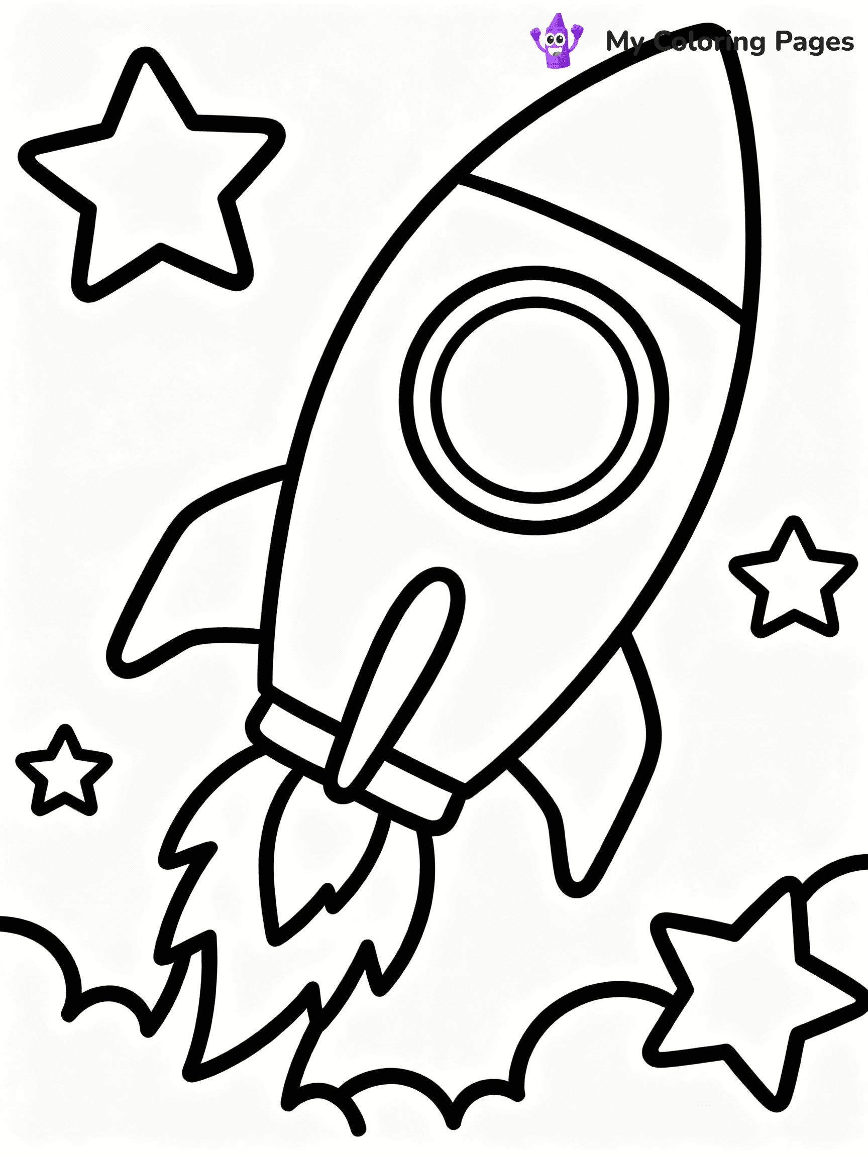 Rocket Coloring Pages - 21