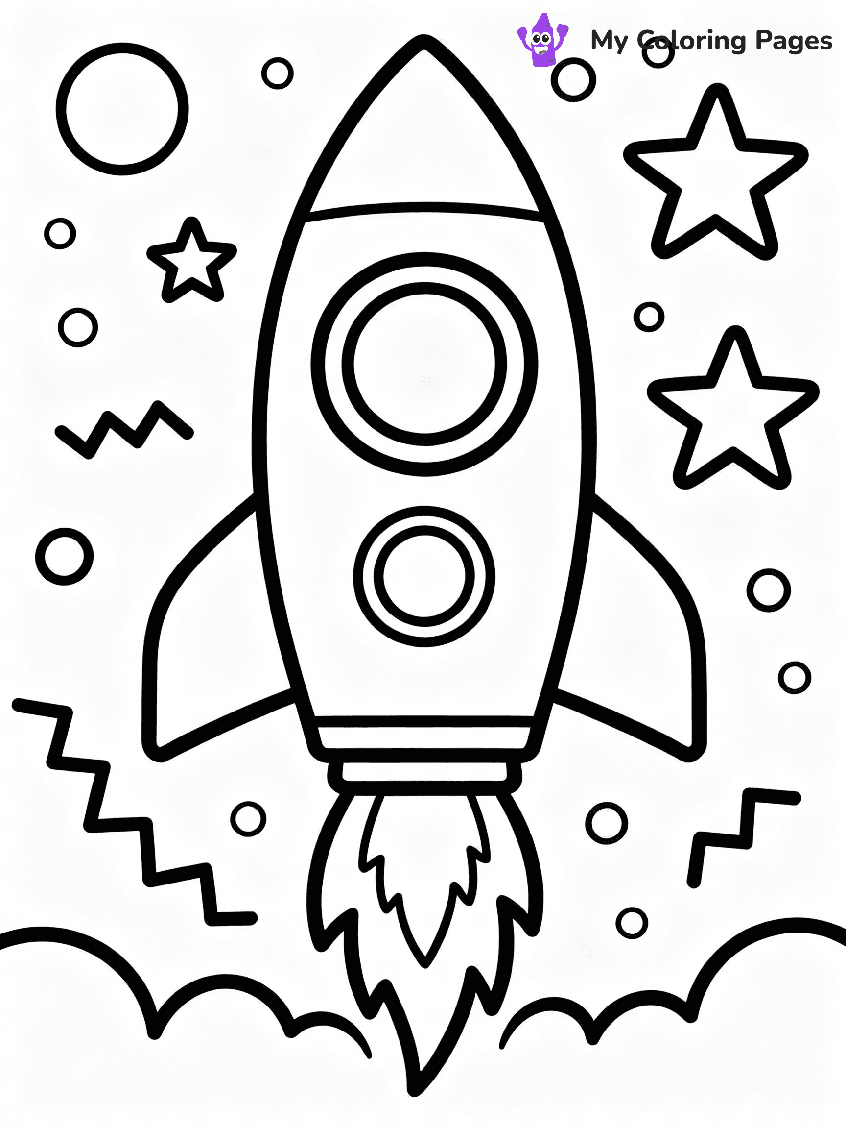 Rocket Coloring Pages - 20