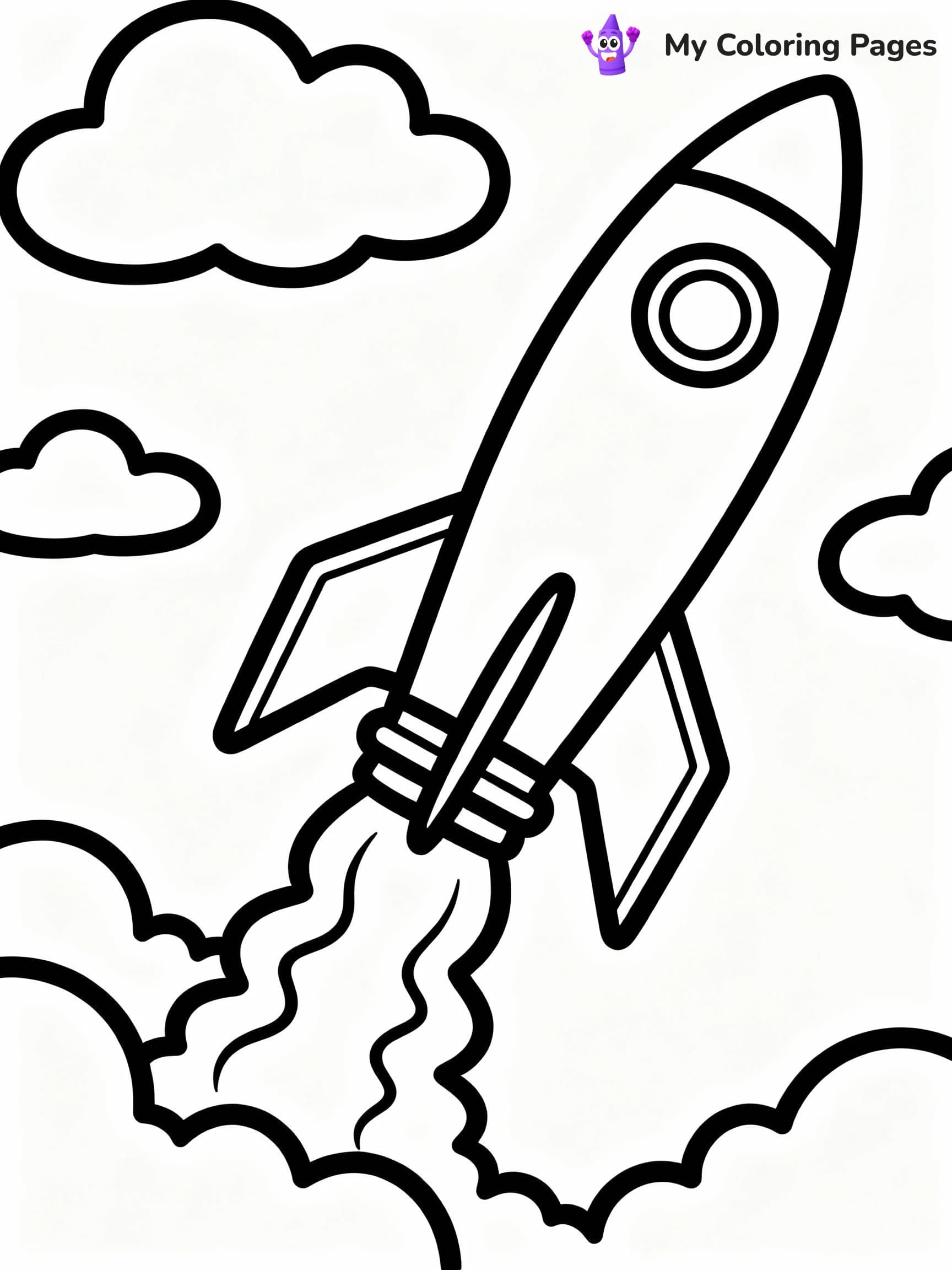 Rocket Coloring Pages - 17