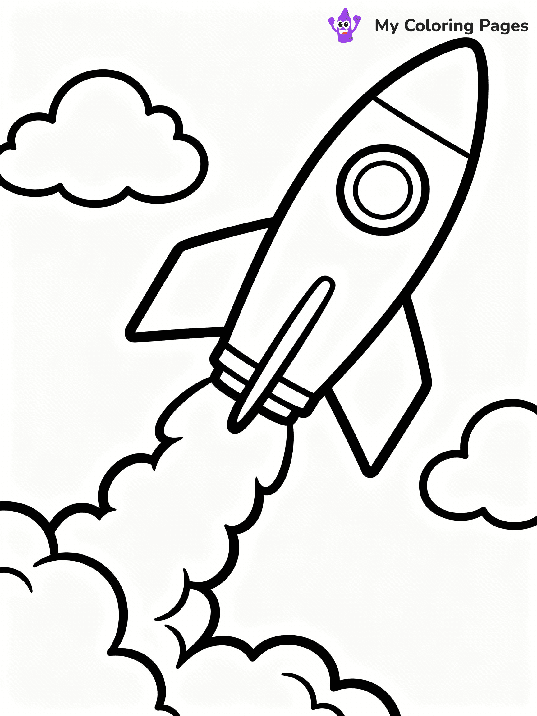 Rocket Coloring Pages - 16