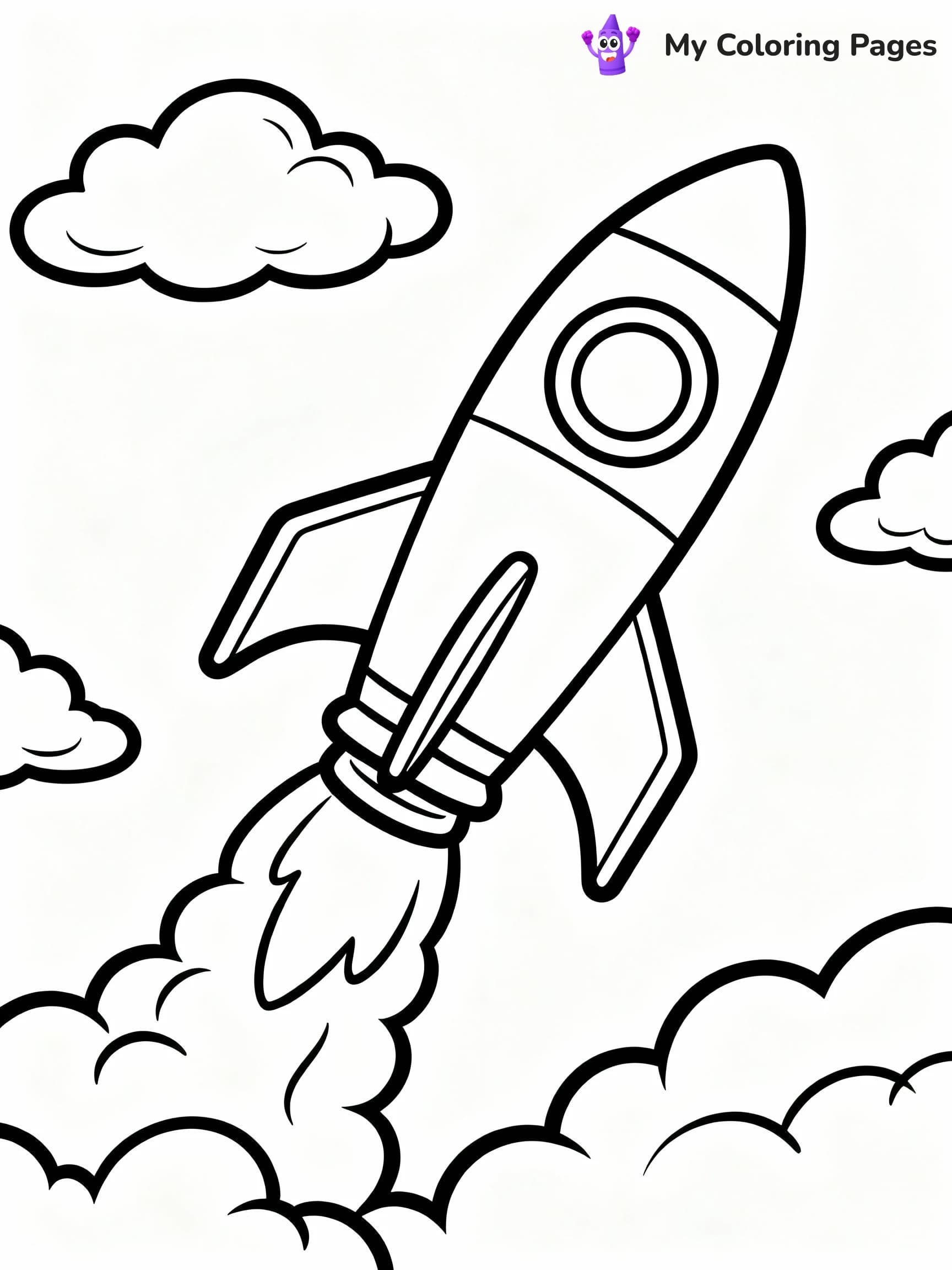 Rocket Coloring Pages - 15