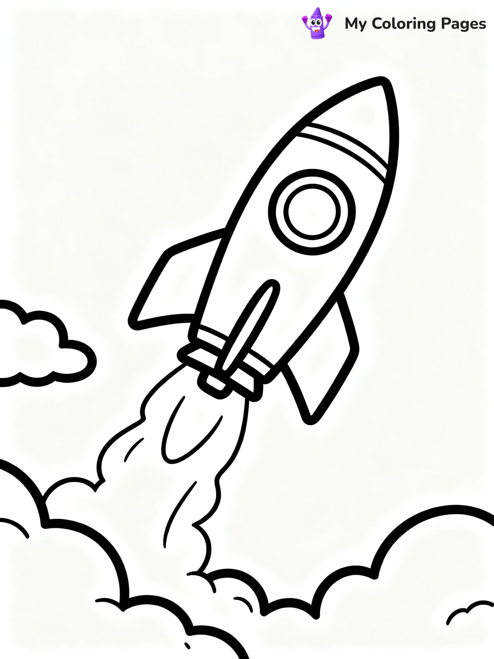 Rocket Coloring Pages - 14