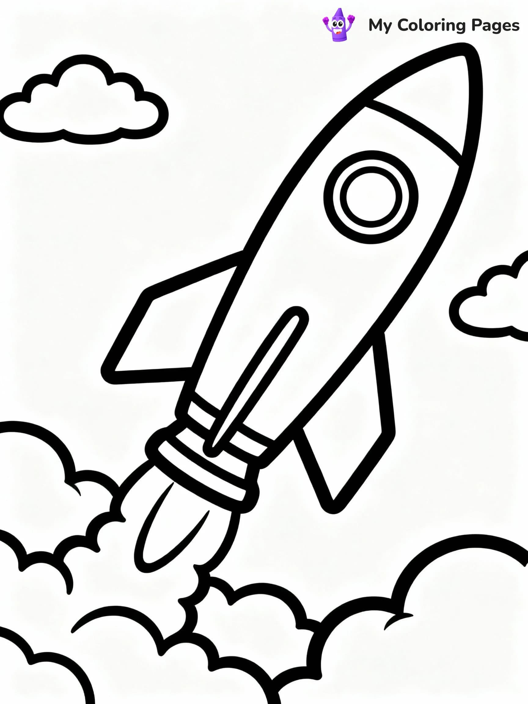 Rocket Coloring Pages - 13